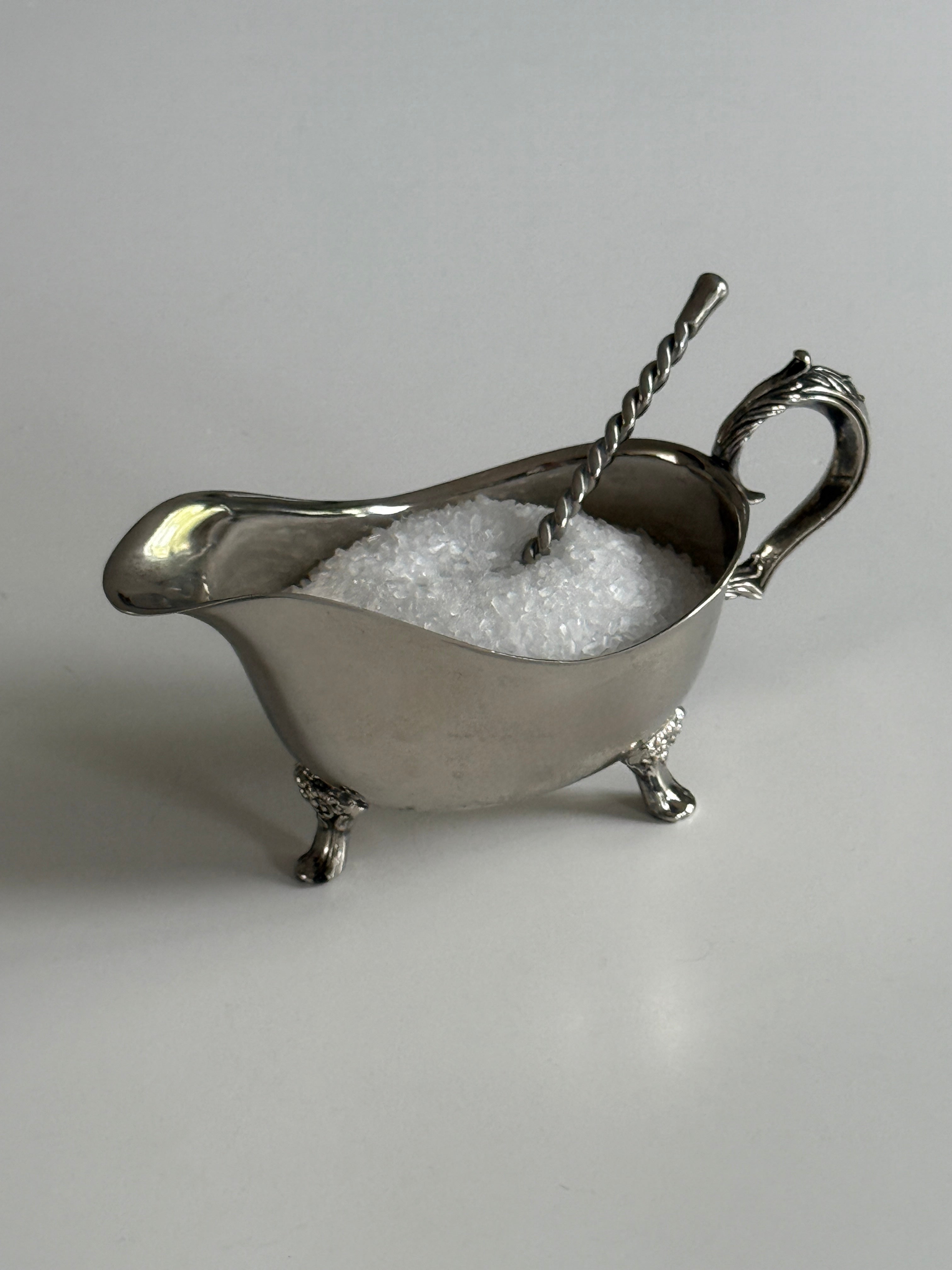 Silver Plate Footed Gravy Boat