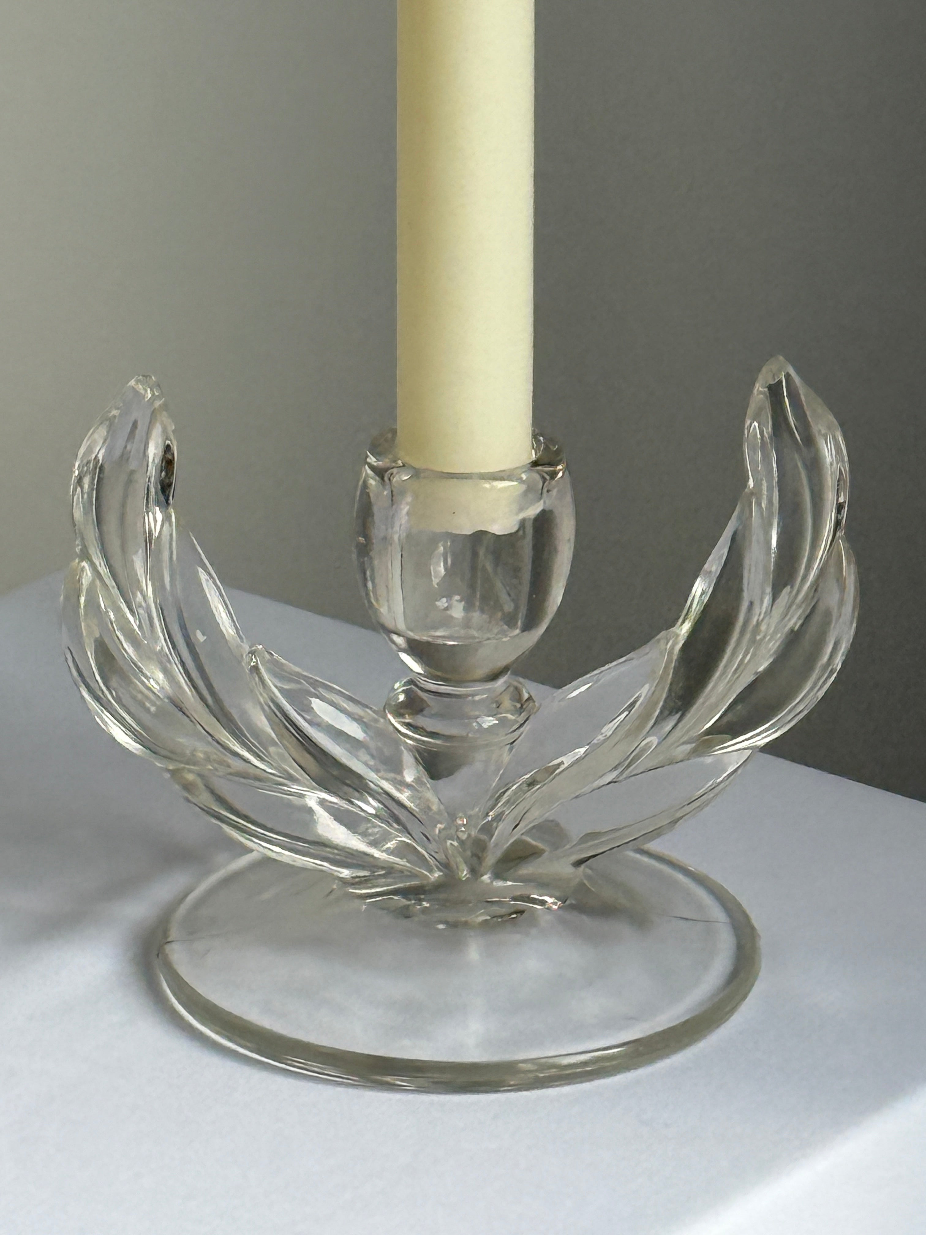 Pair of Art Deco Candle Holders