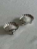 Silver Plate Salt Cellars - Spain