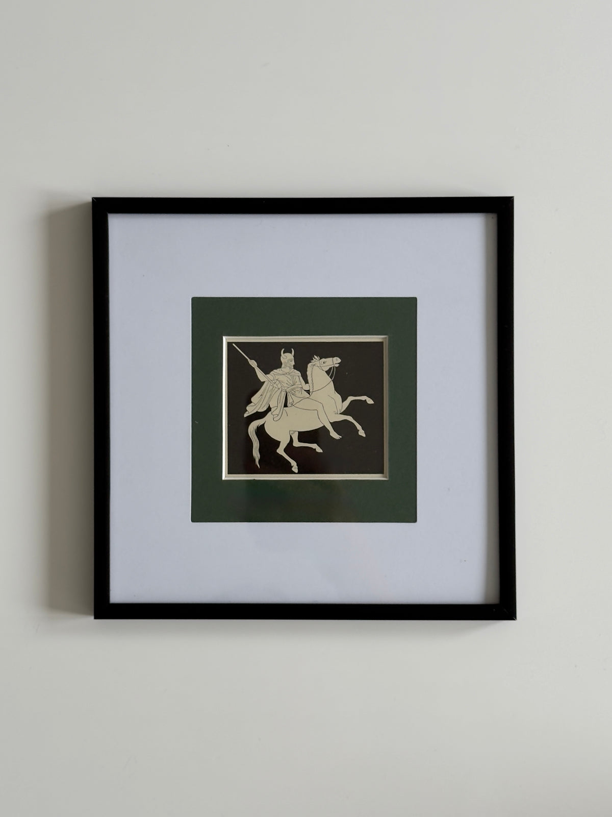 Le Cavalier — Framed Illustration, 1920