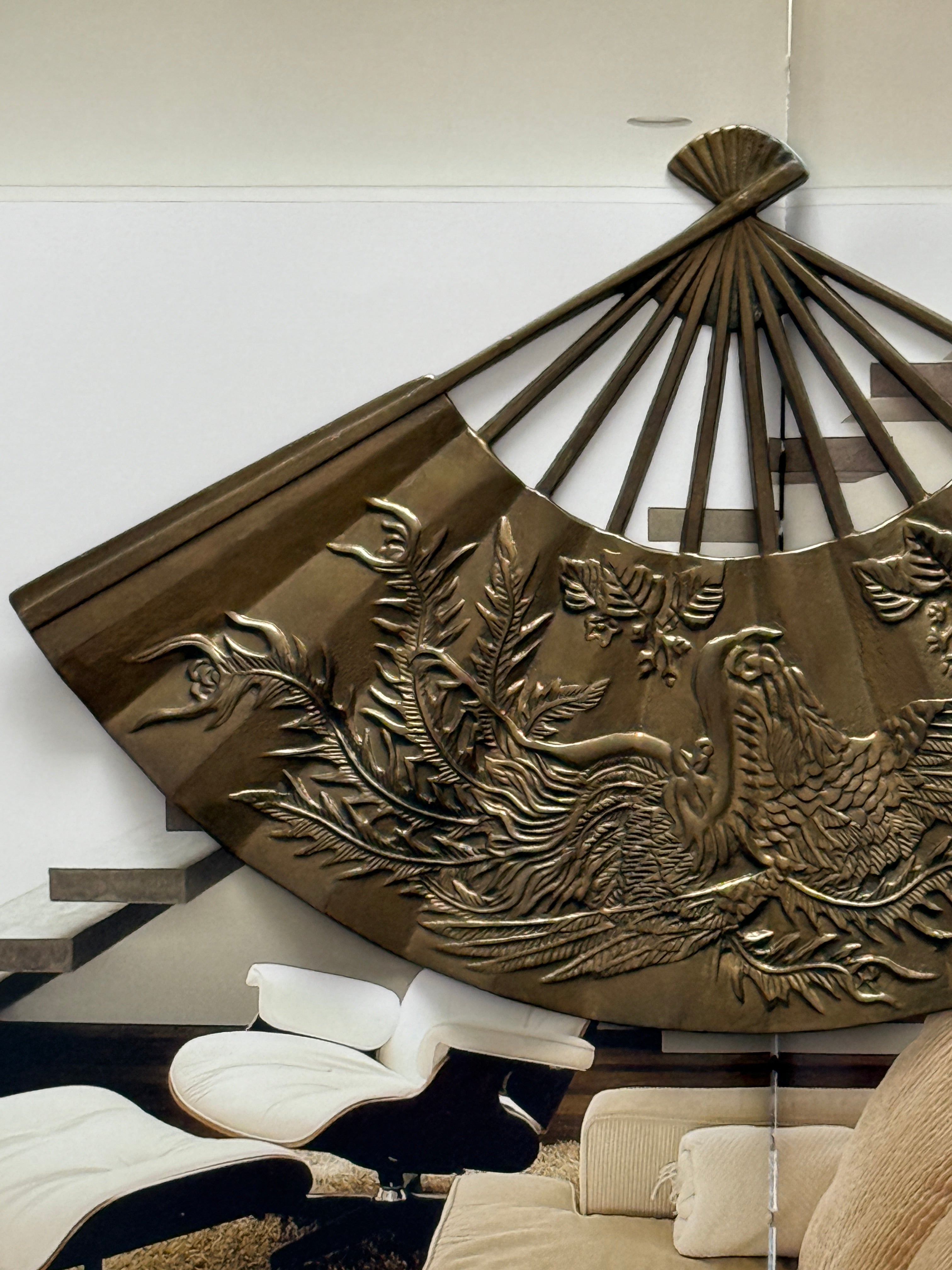 Vintage Solid Brass Fan
