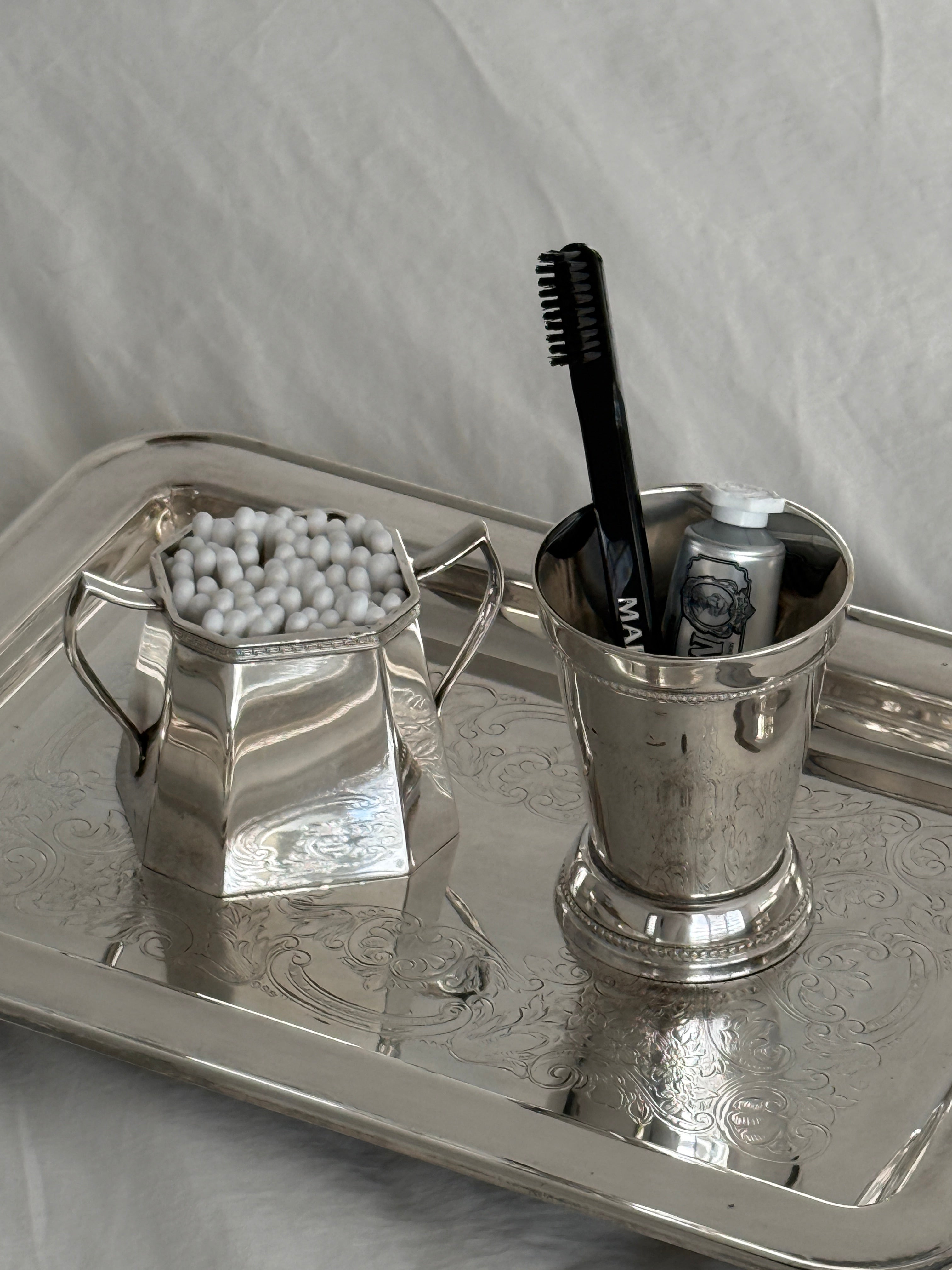 Art Deco Silver Plate Sugar Bowl