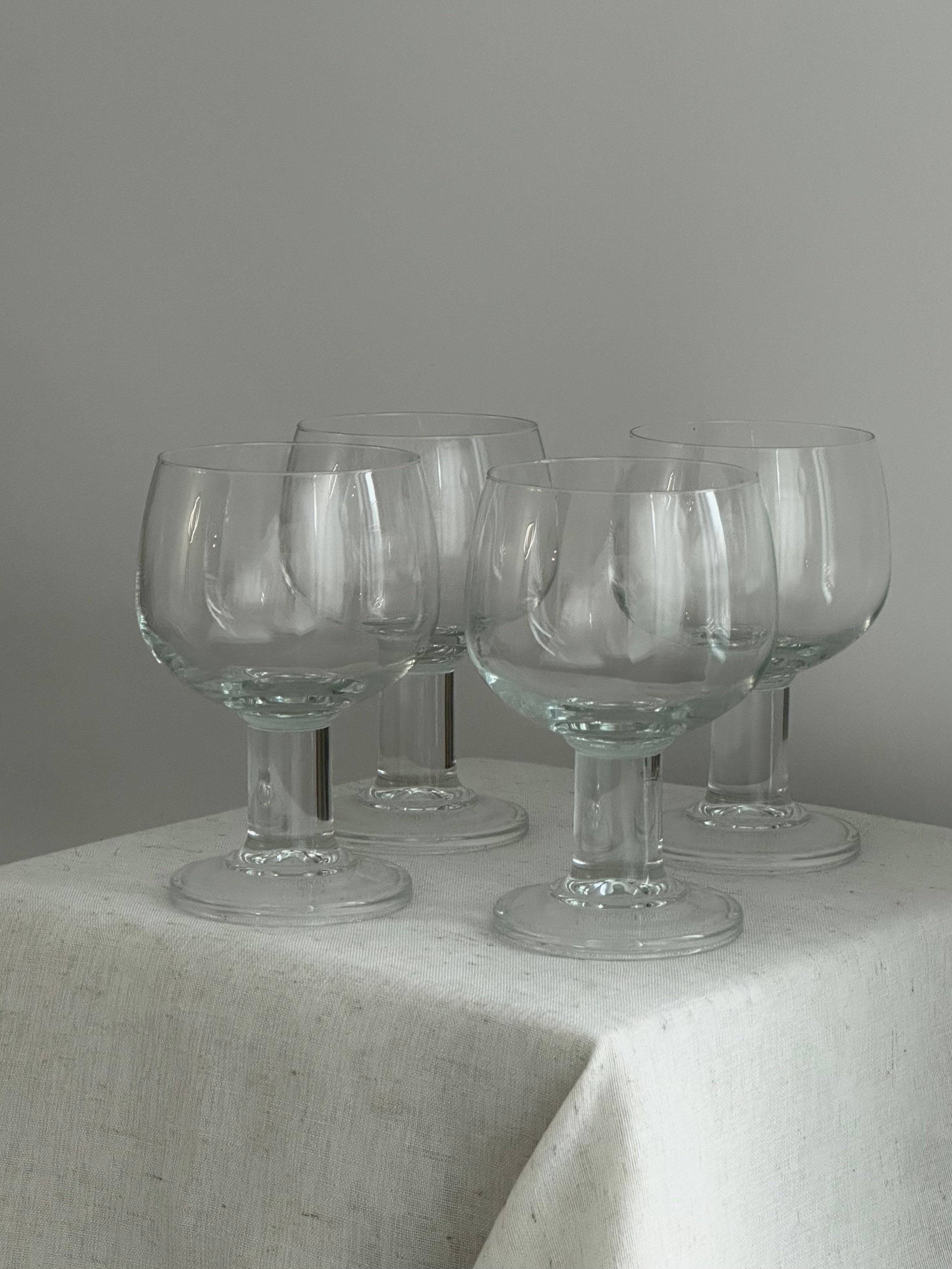 Cristal D'Arques Blown Crystal Wine Glasses