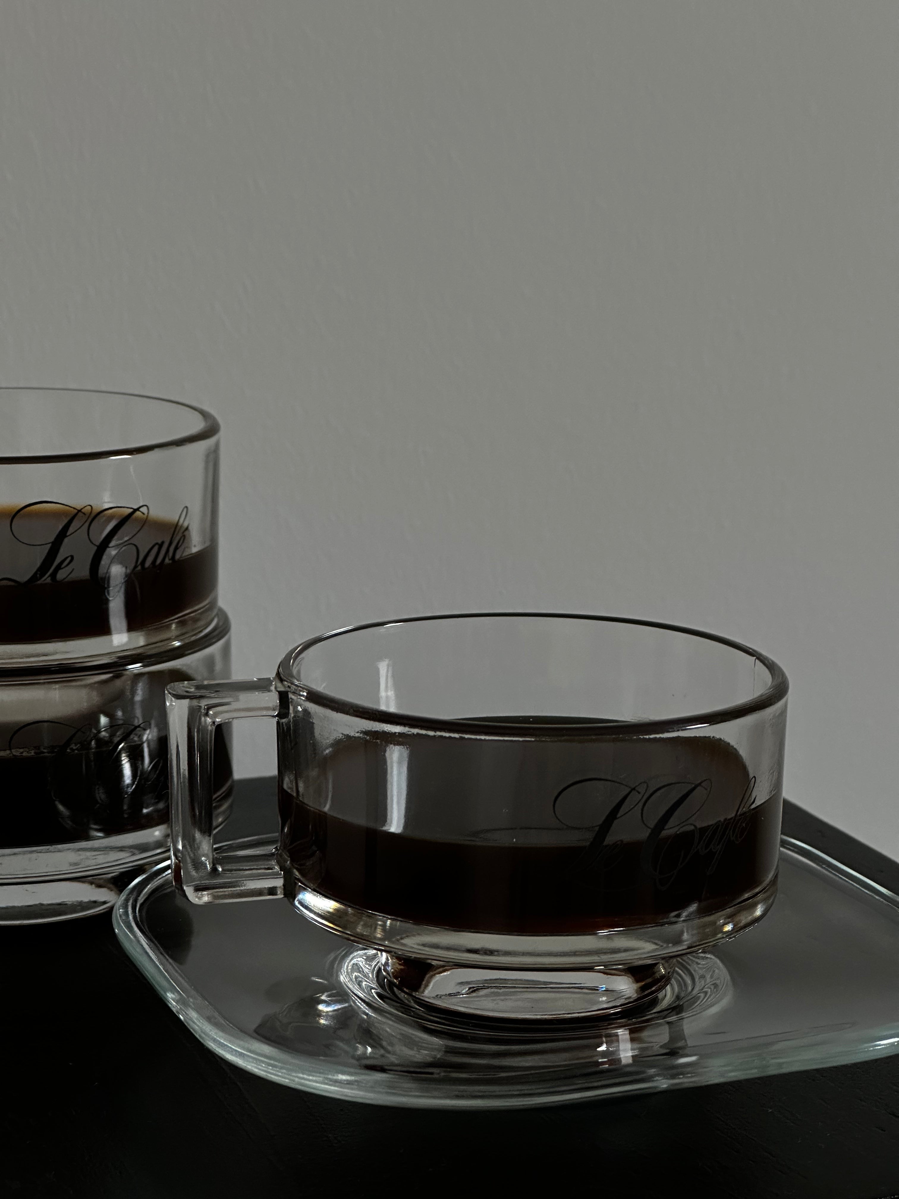 Joe Colombo Coffee Cups & Saucers 1960s (Set of 4)