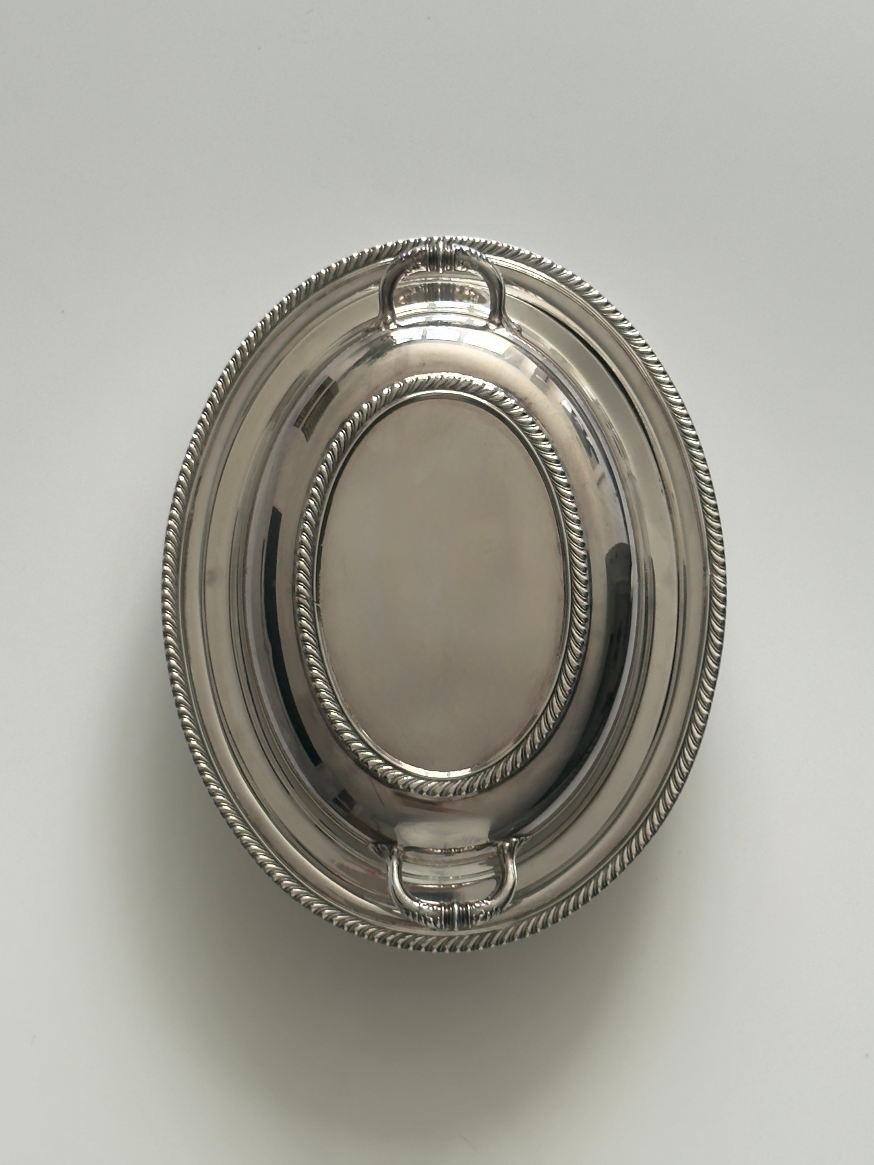 Elegant Silver Plated Serving Dish