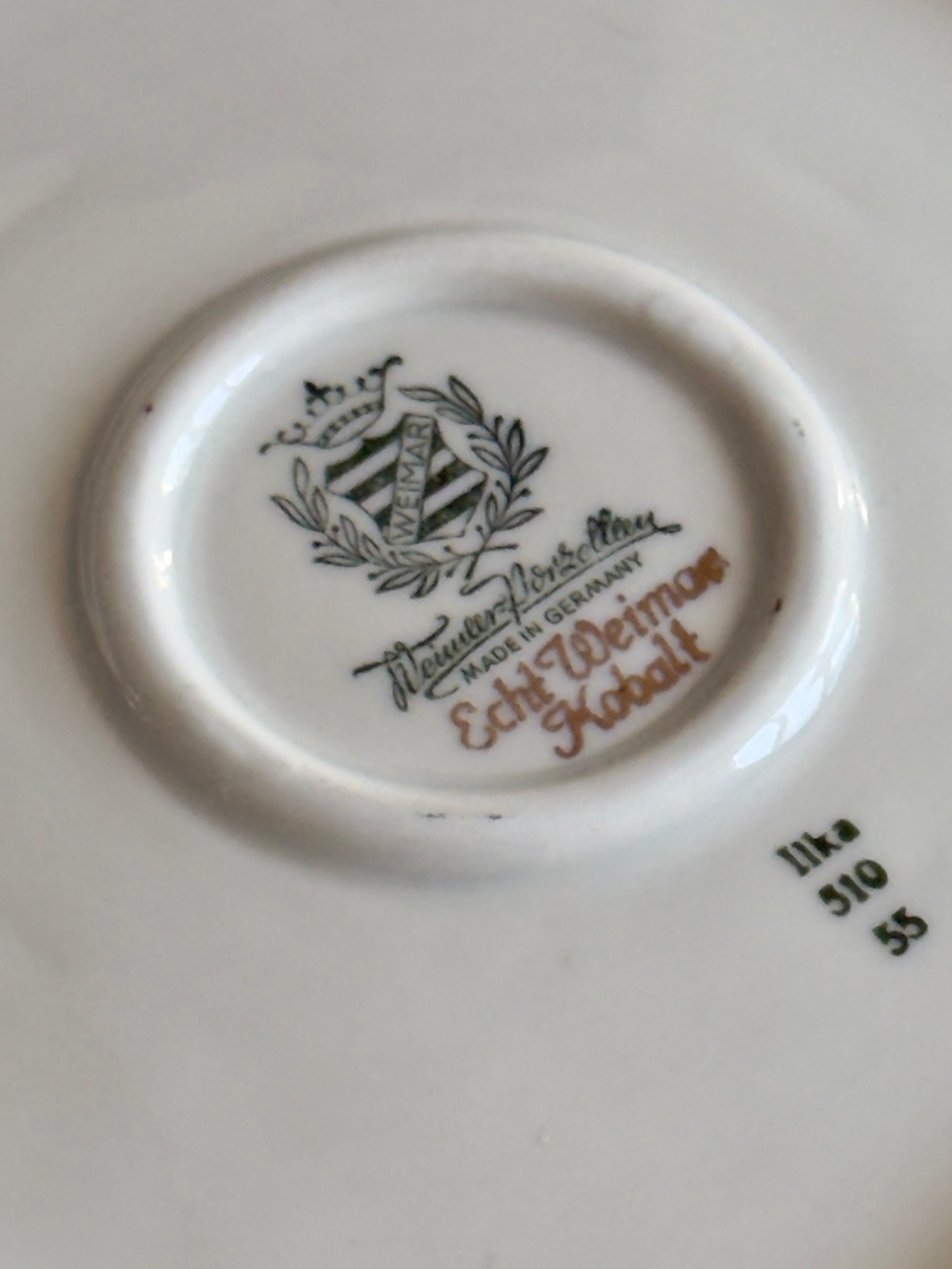 Vintage Weimar Porcelain Dish - Made in Germany