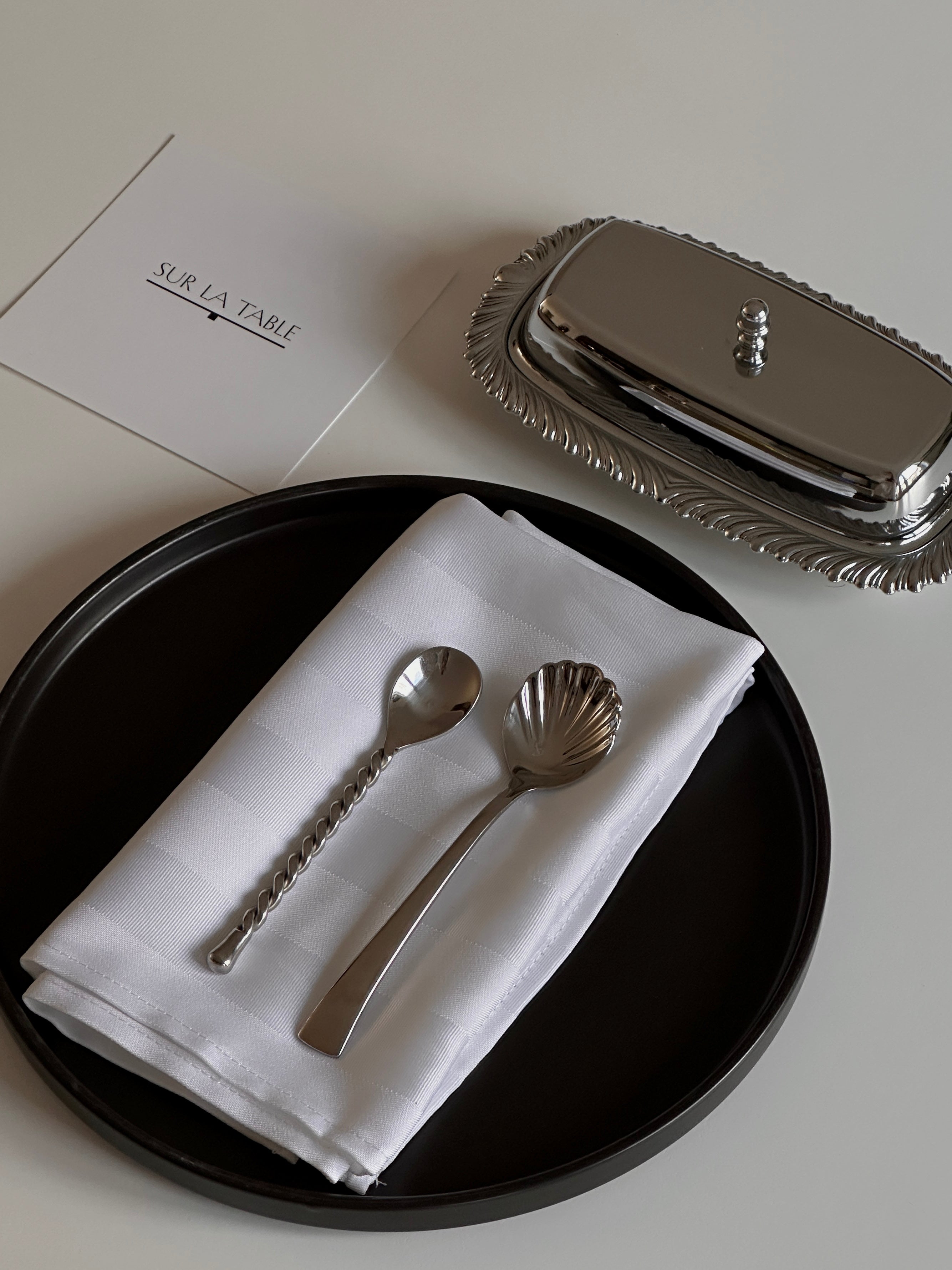 Chrome Butter Dish