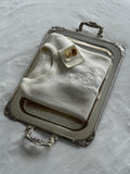 Large Silver Plated Handled Serving Tray