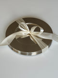 Large Silver Plate Charger Plates (set of 6)