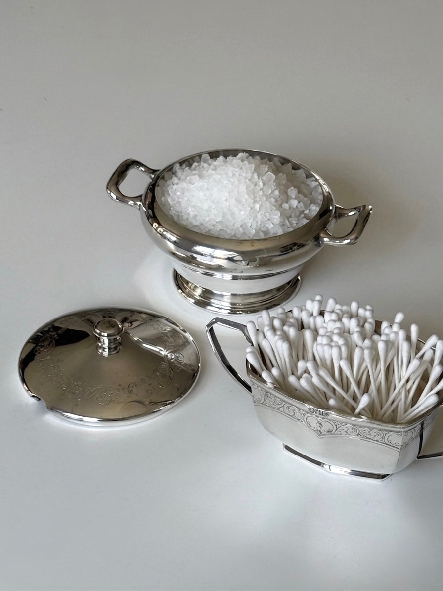 Small Silver Plate Serving Dish