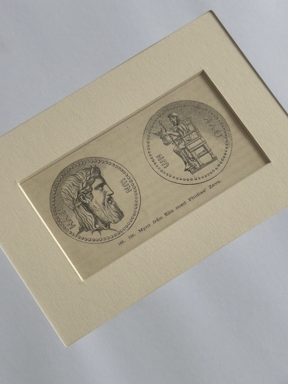 Empreintes de la Grèce — Framed Illustration, by François Pouqueville 1835