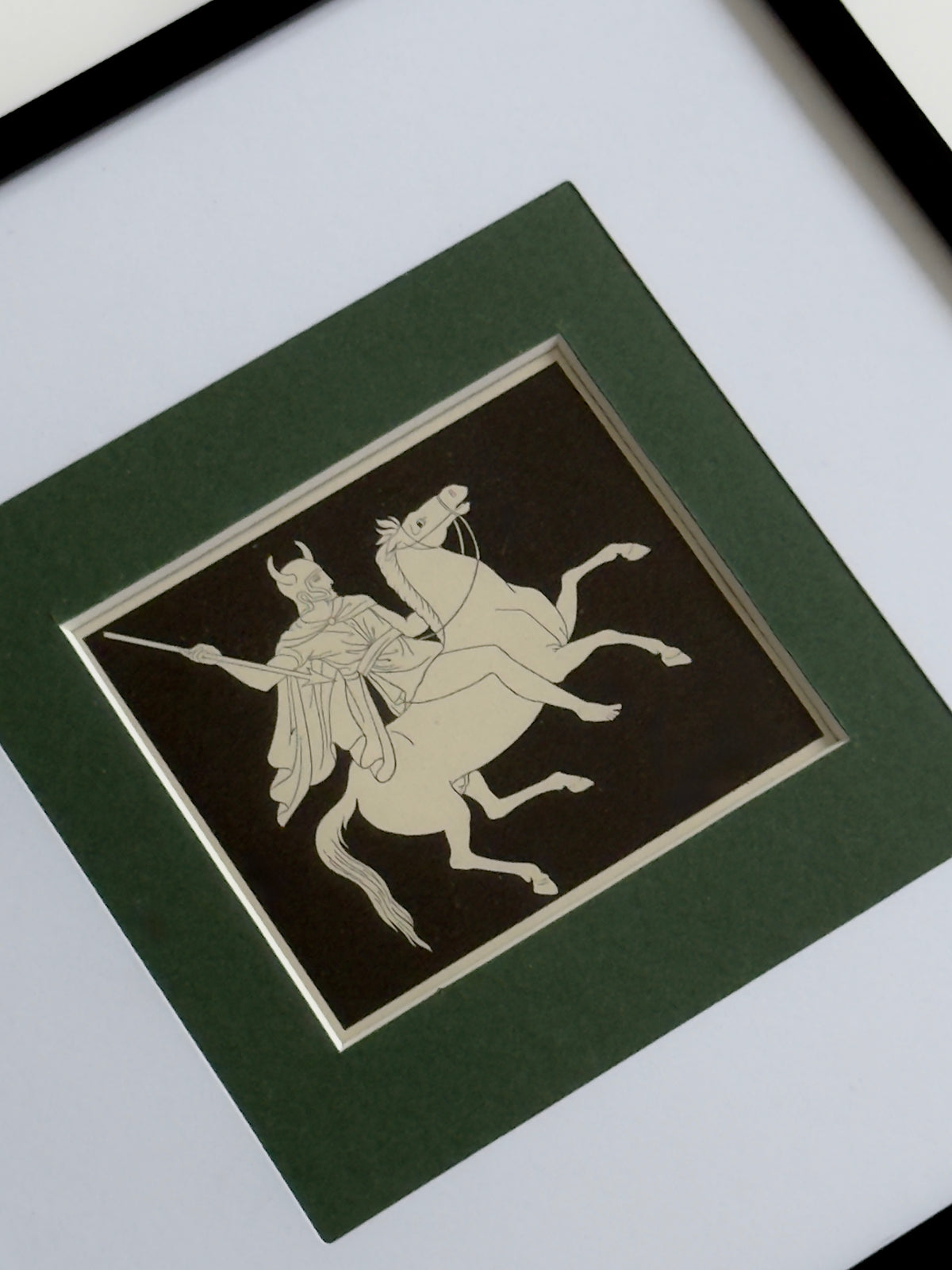 Le Cavalier — Framed Illustration, 1920