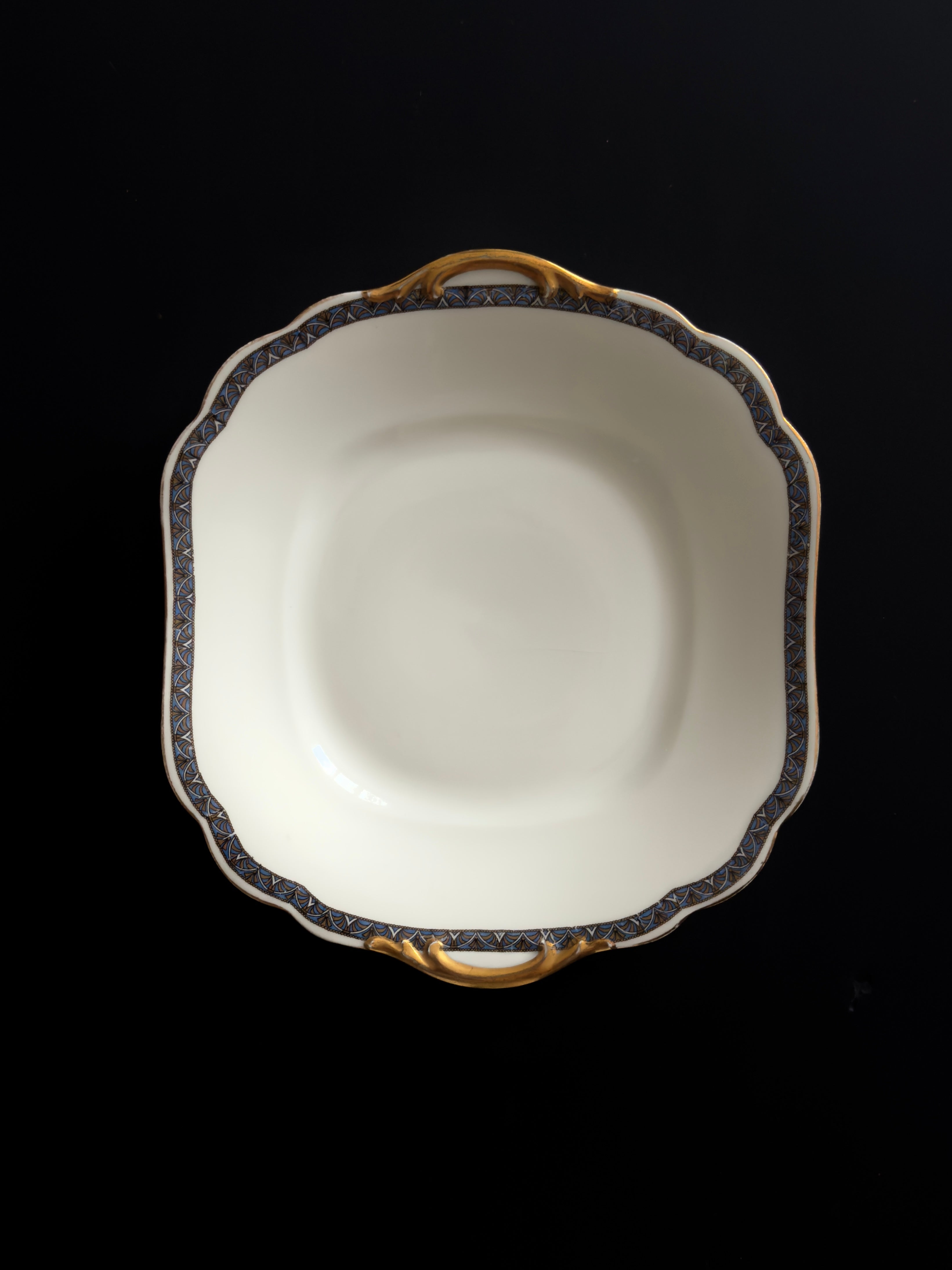 1930s French Limoges Porcelain Serving Platter