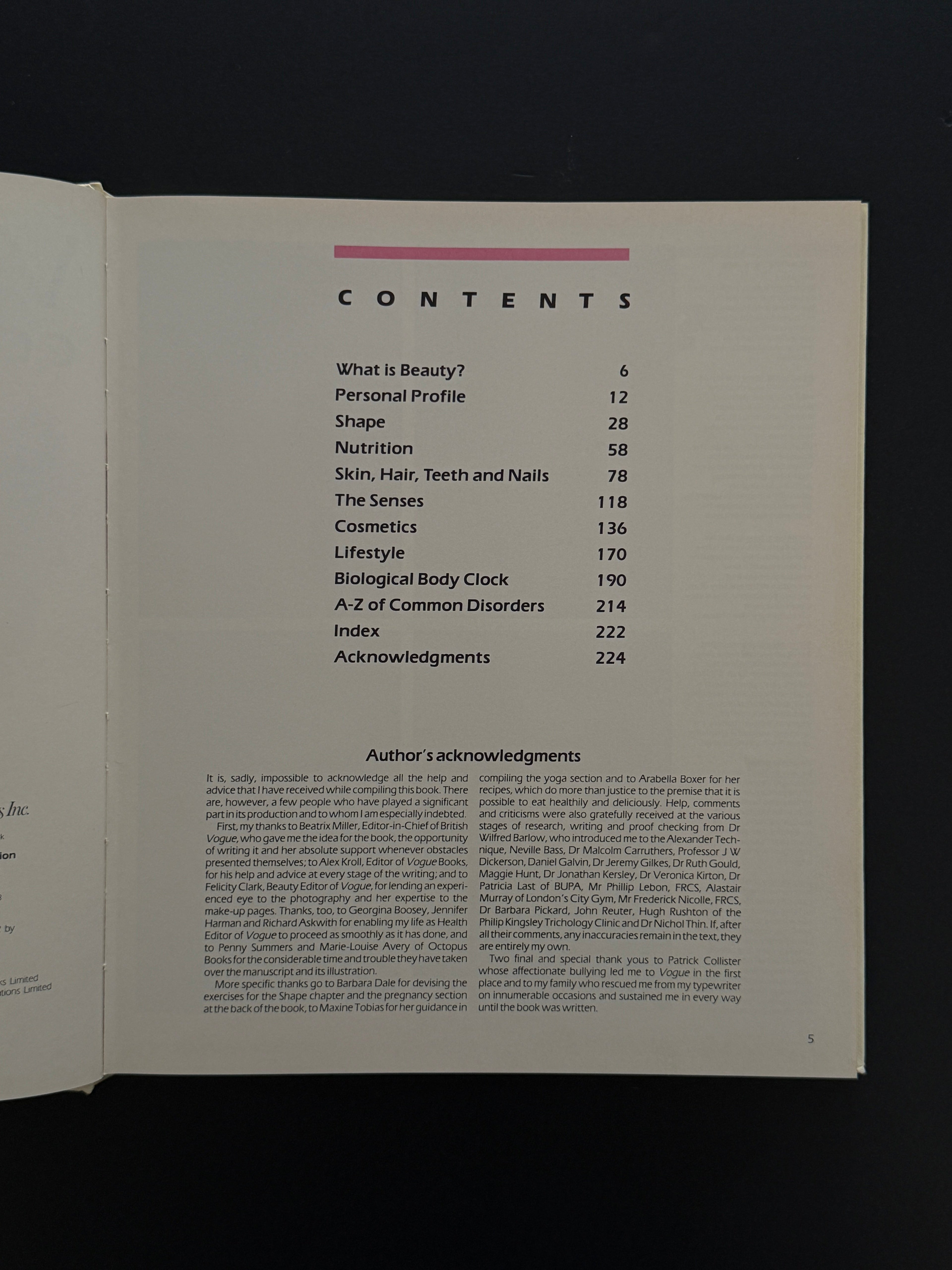 VOGUE Complete Beauty Book,  1982