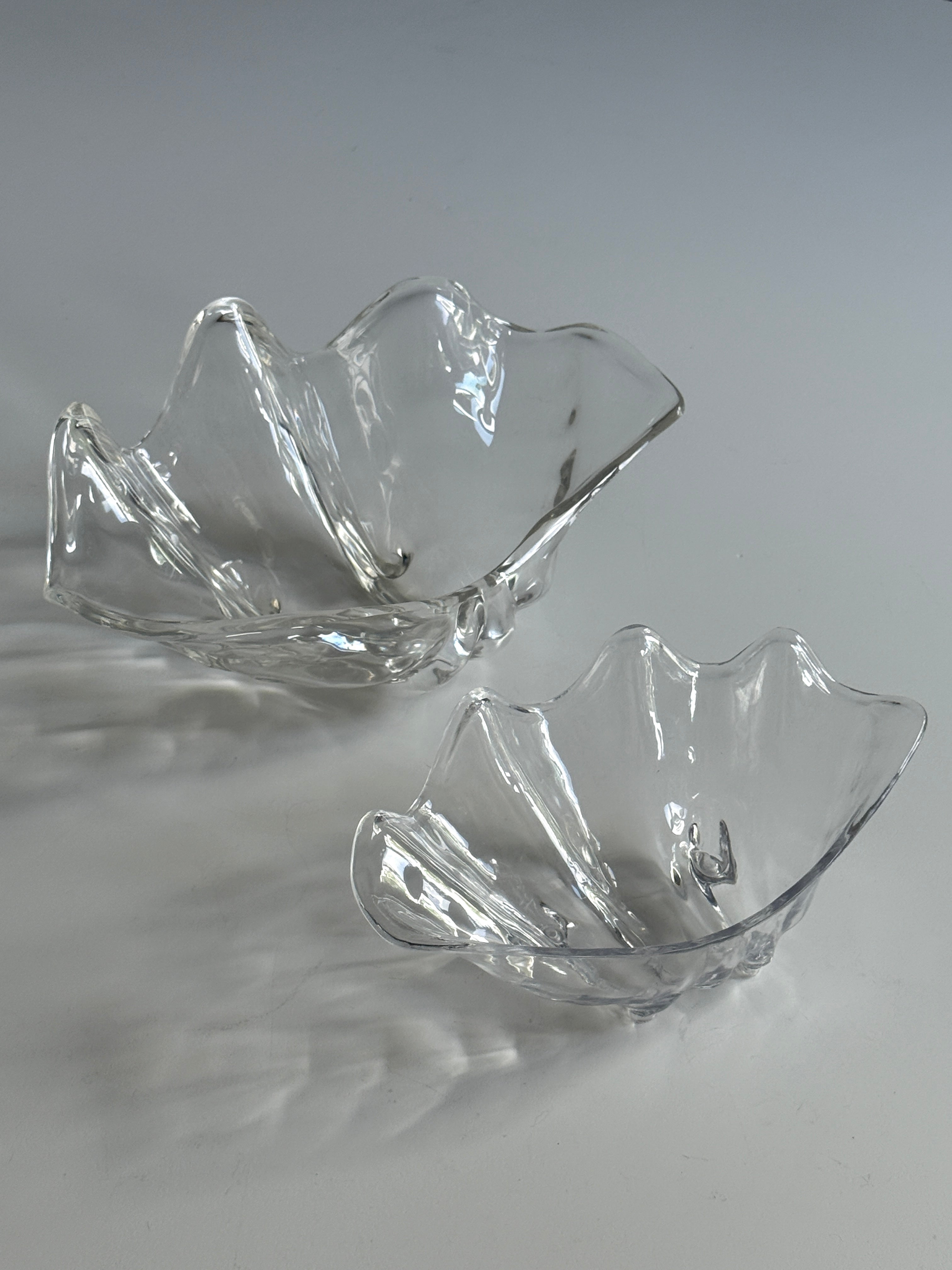 Vintage Acrylic Clamshell Serving Set - 5 Pieces