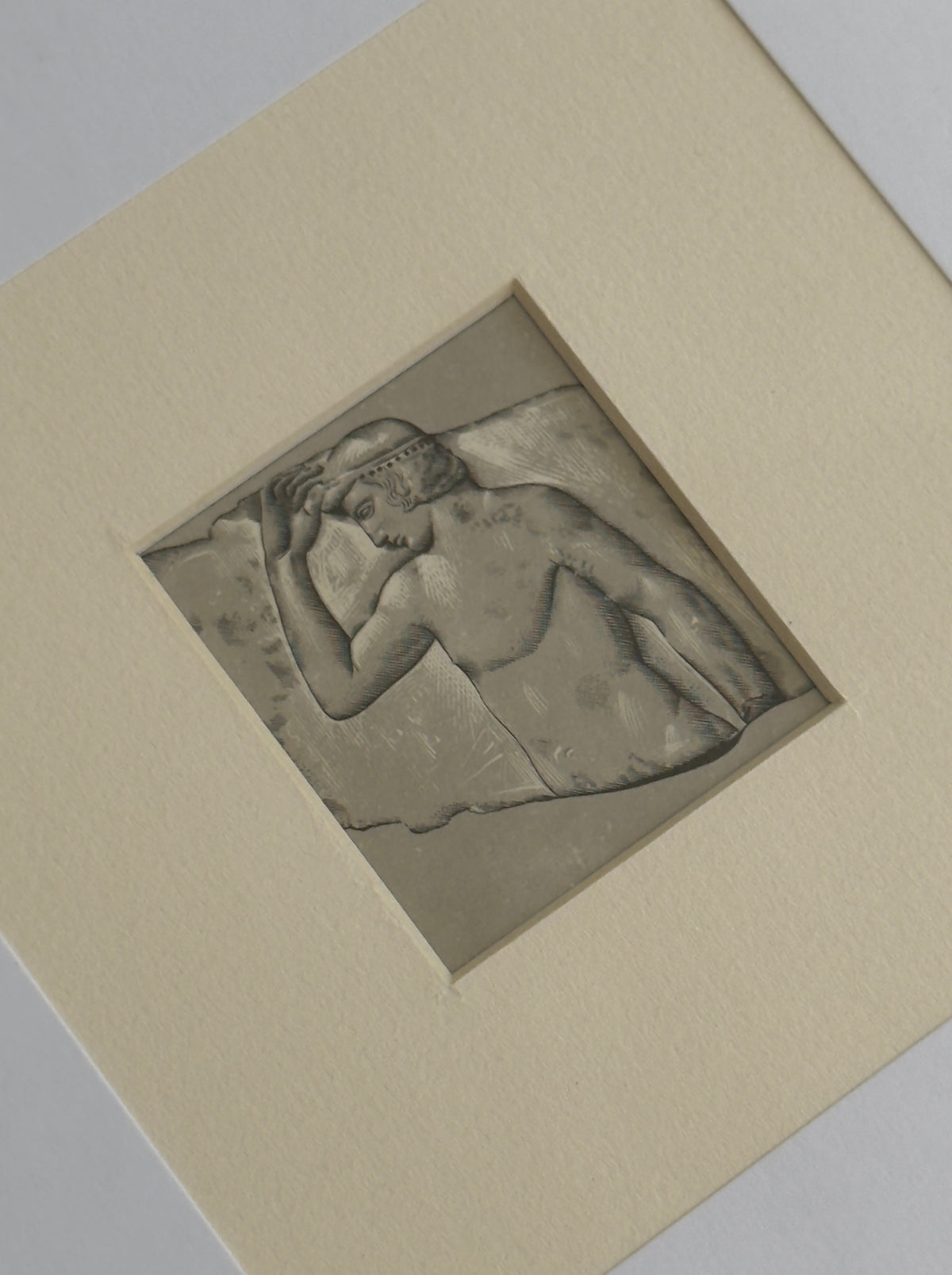 A Moment in Stone — Framed Illustration, 1970
