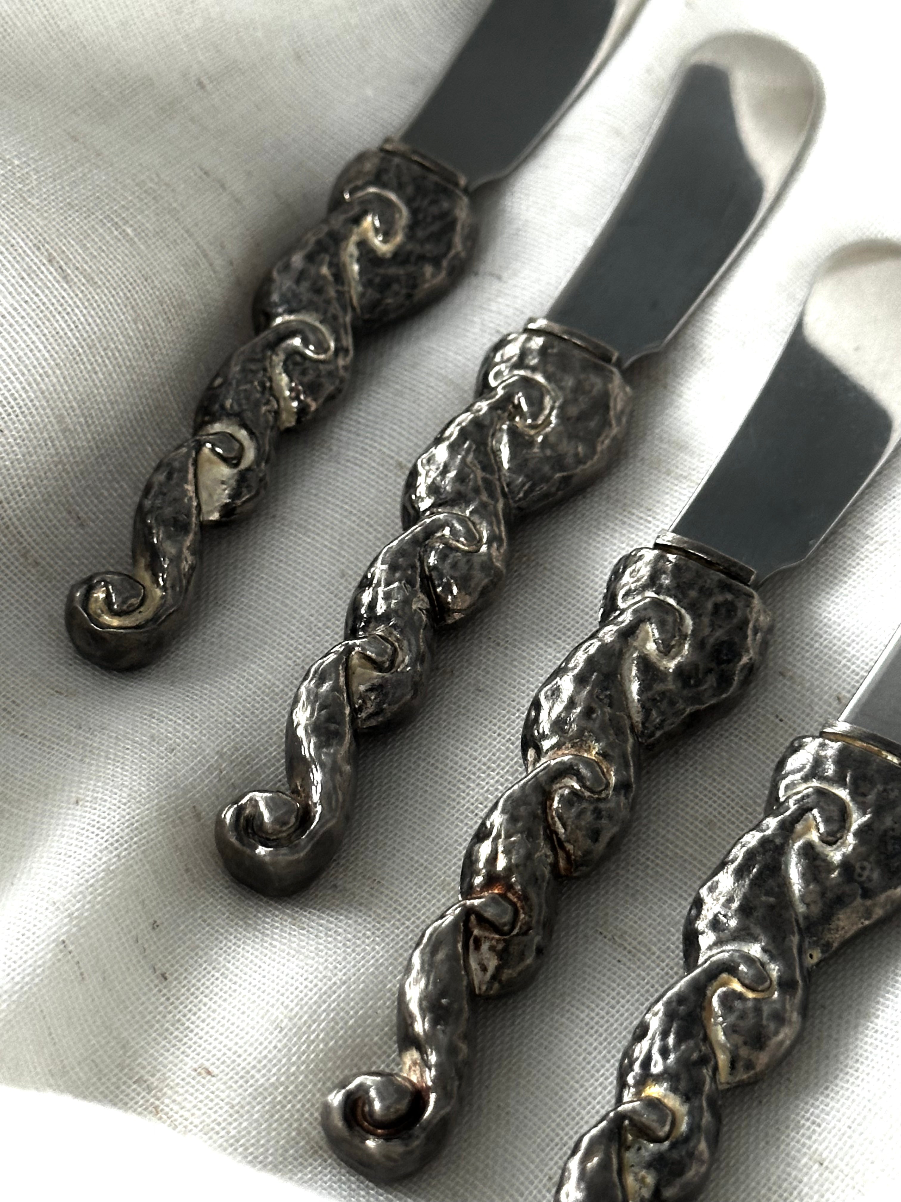 Vintage Swirl Spreading Knives
