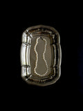 Adorned Italian Steel Tray