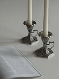 Pair of Derby Silver Plate Candlestick Holders