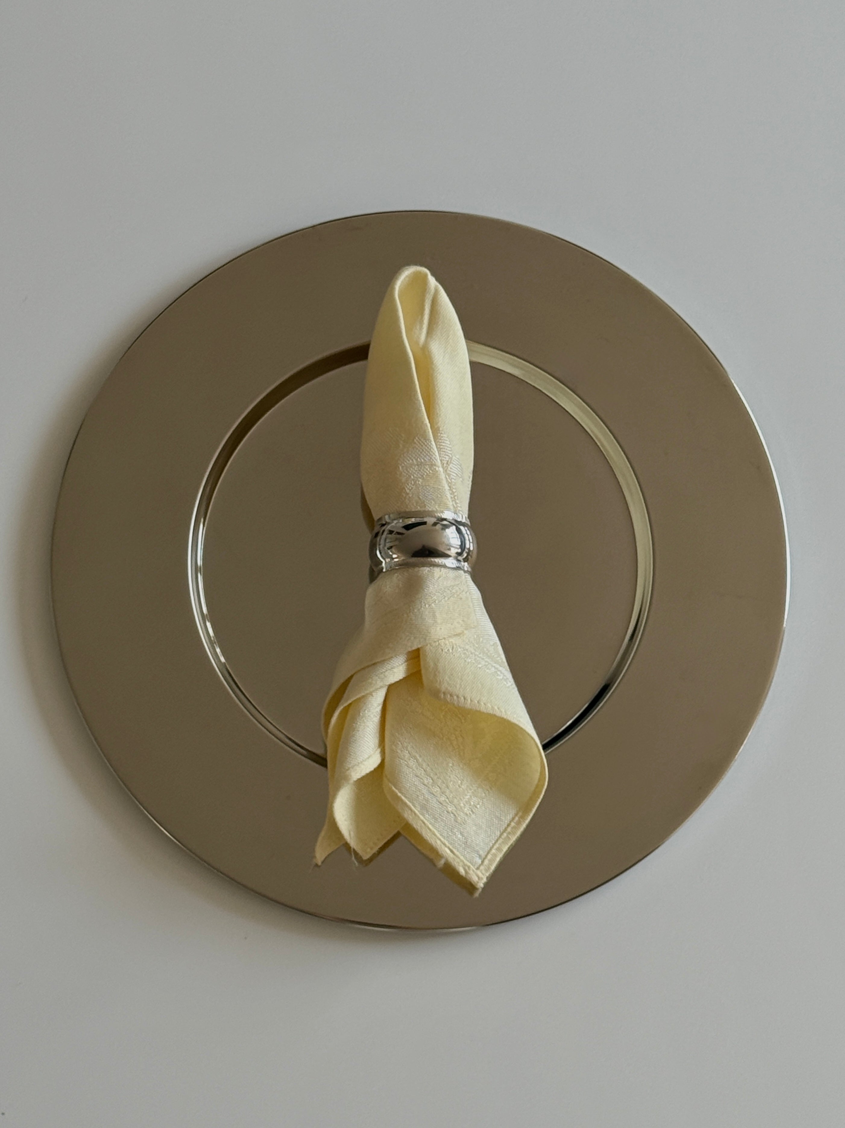 Silver Plate Napkin Rings (set of 6)