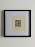 A Moment in Stone — Framed Illustration, 1970