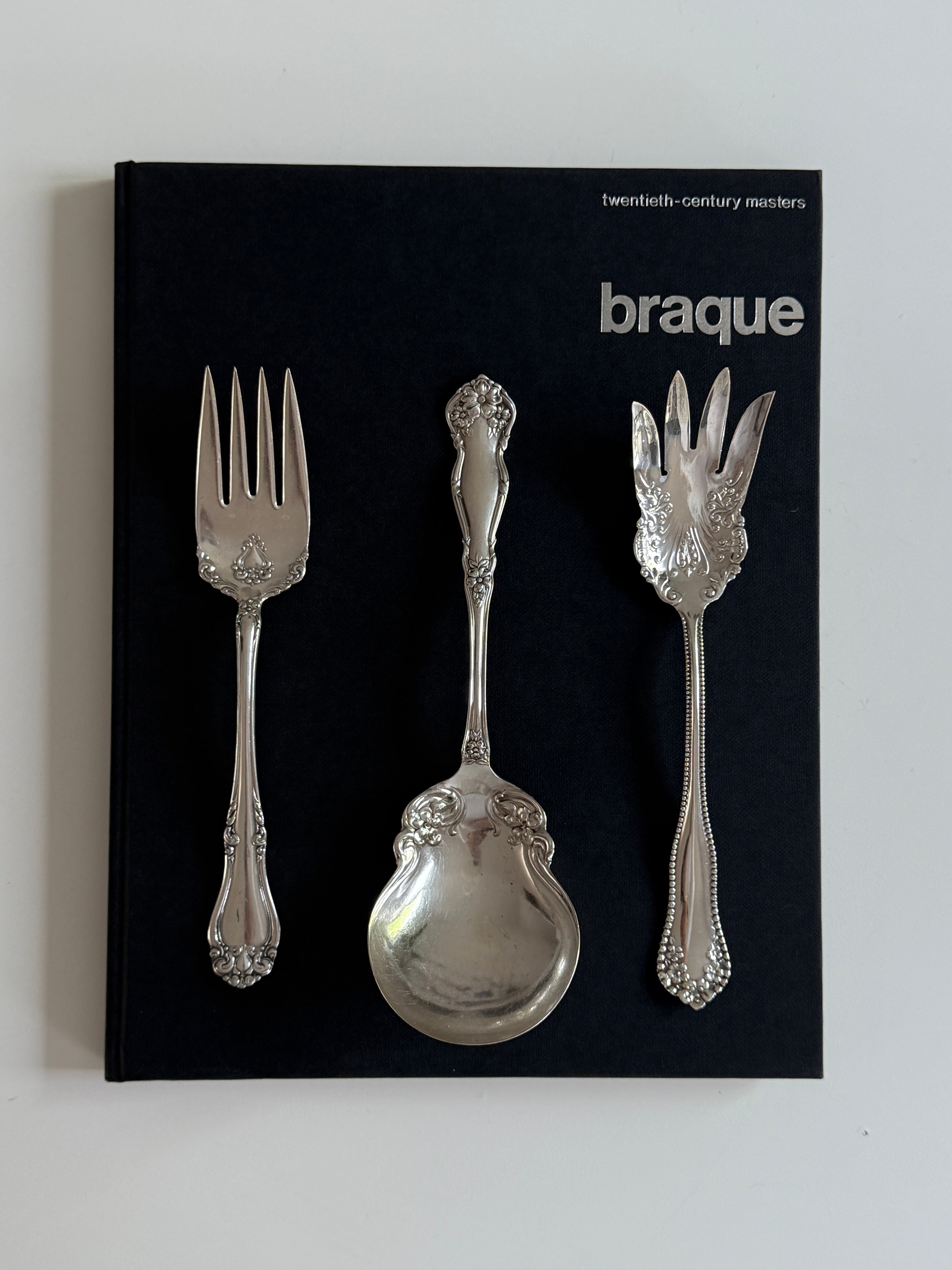Ornate Silver Plated Serving Utensils (set of 3)