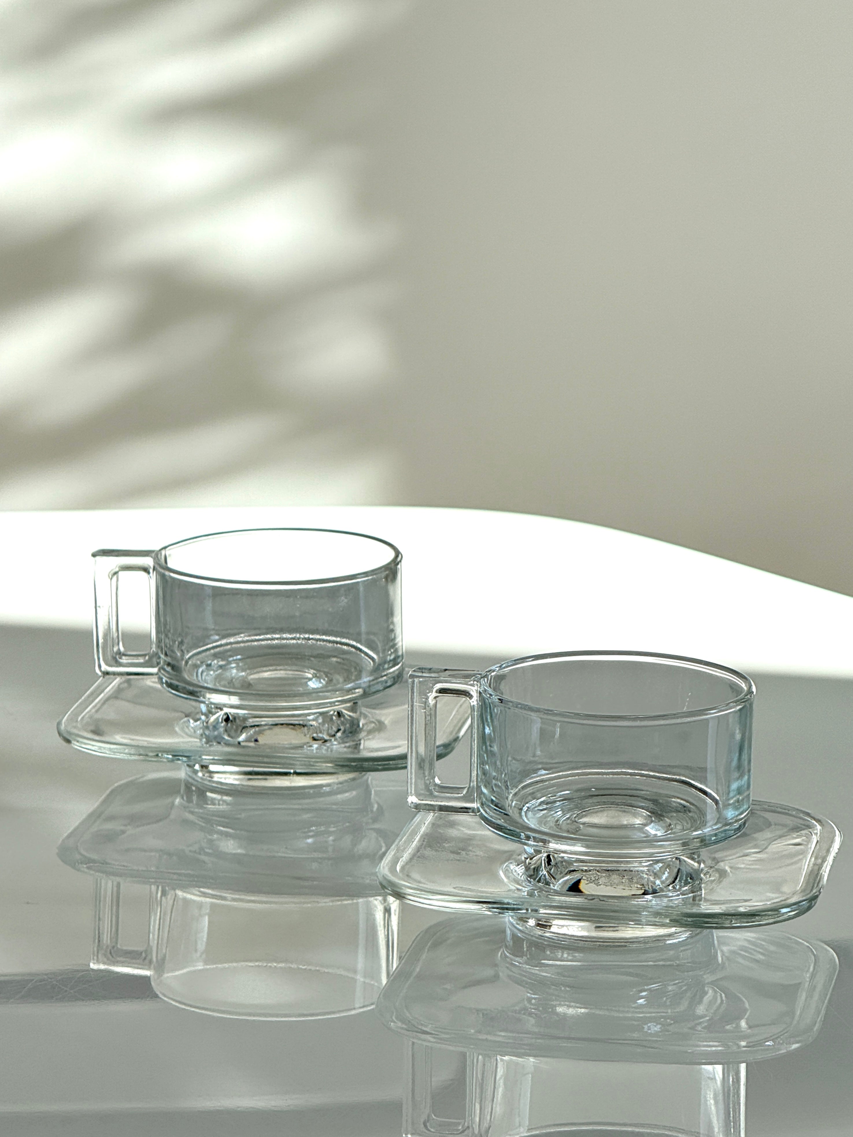 Joe Colombo Italy Espresso Cup and Saucer (set of 2)
