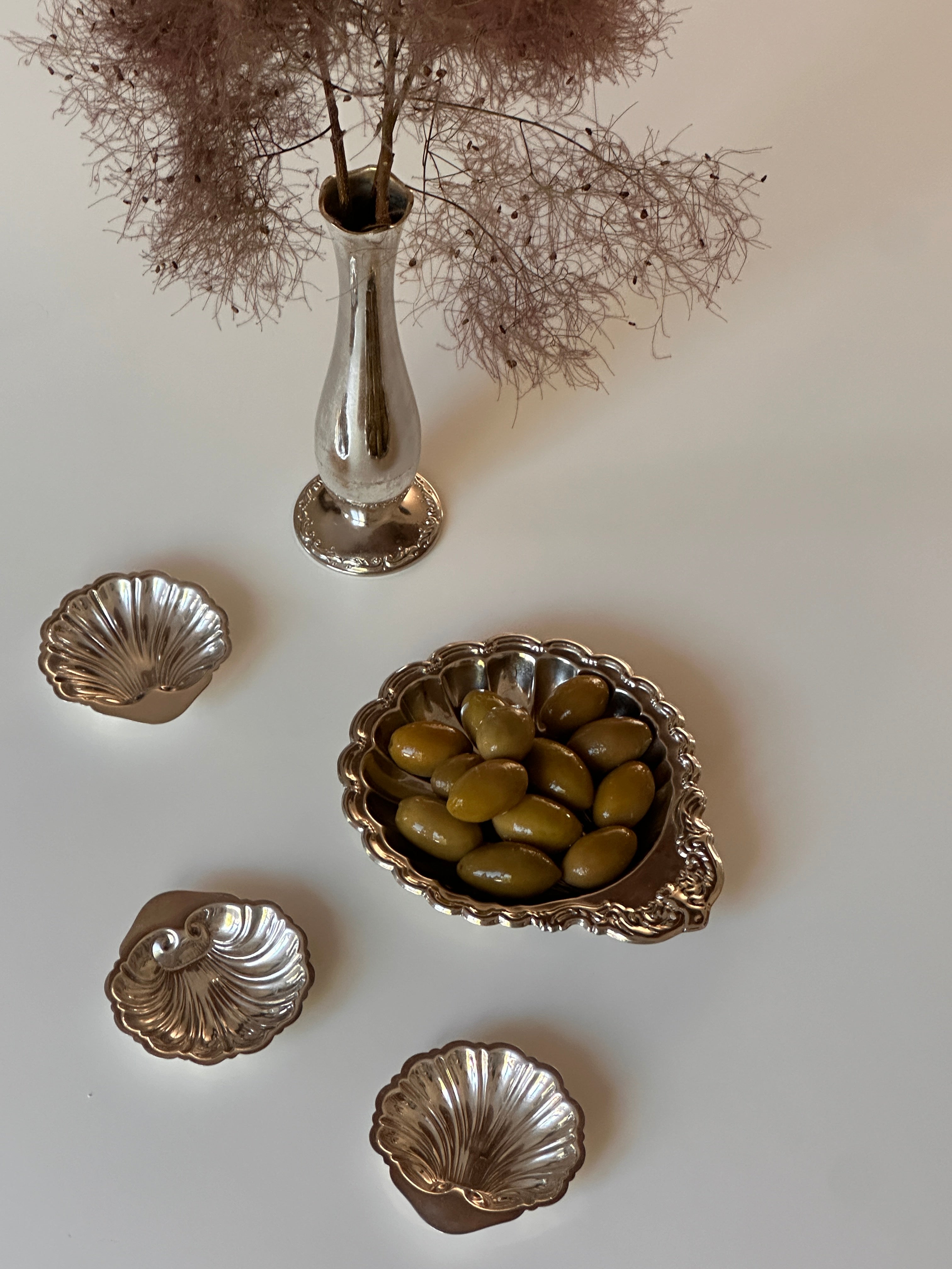 Chrome Shell Dish