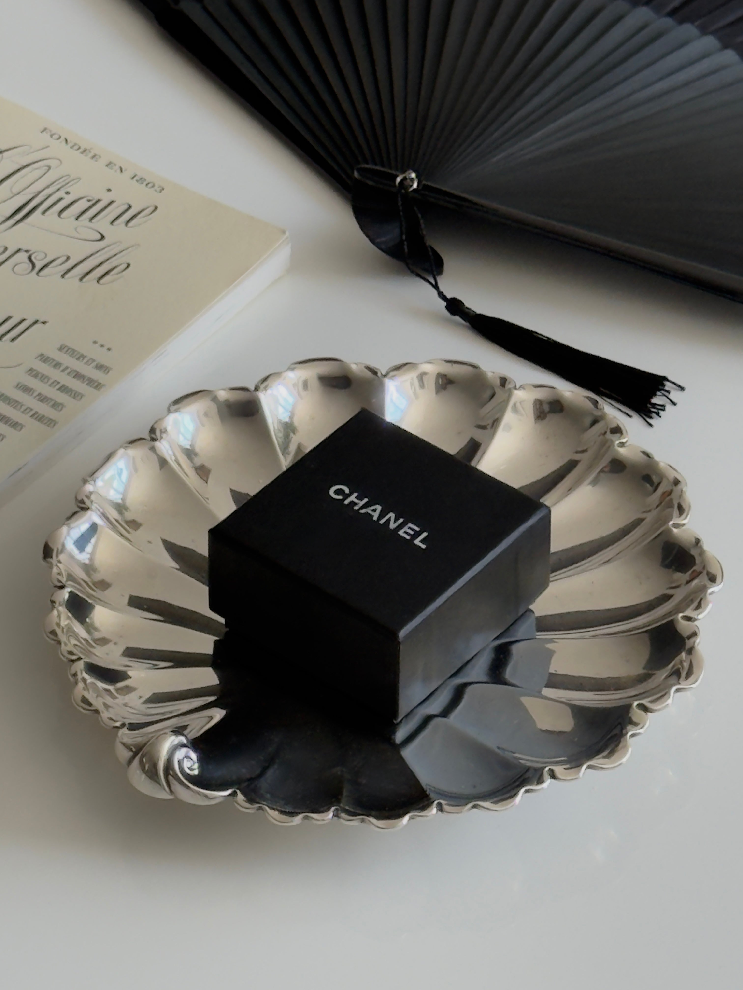 Silver Shell Shaped Dish - England