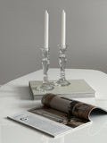 Oscar de la Renta Lead Crystal Candle Holders