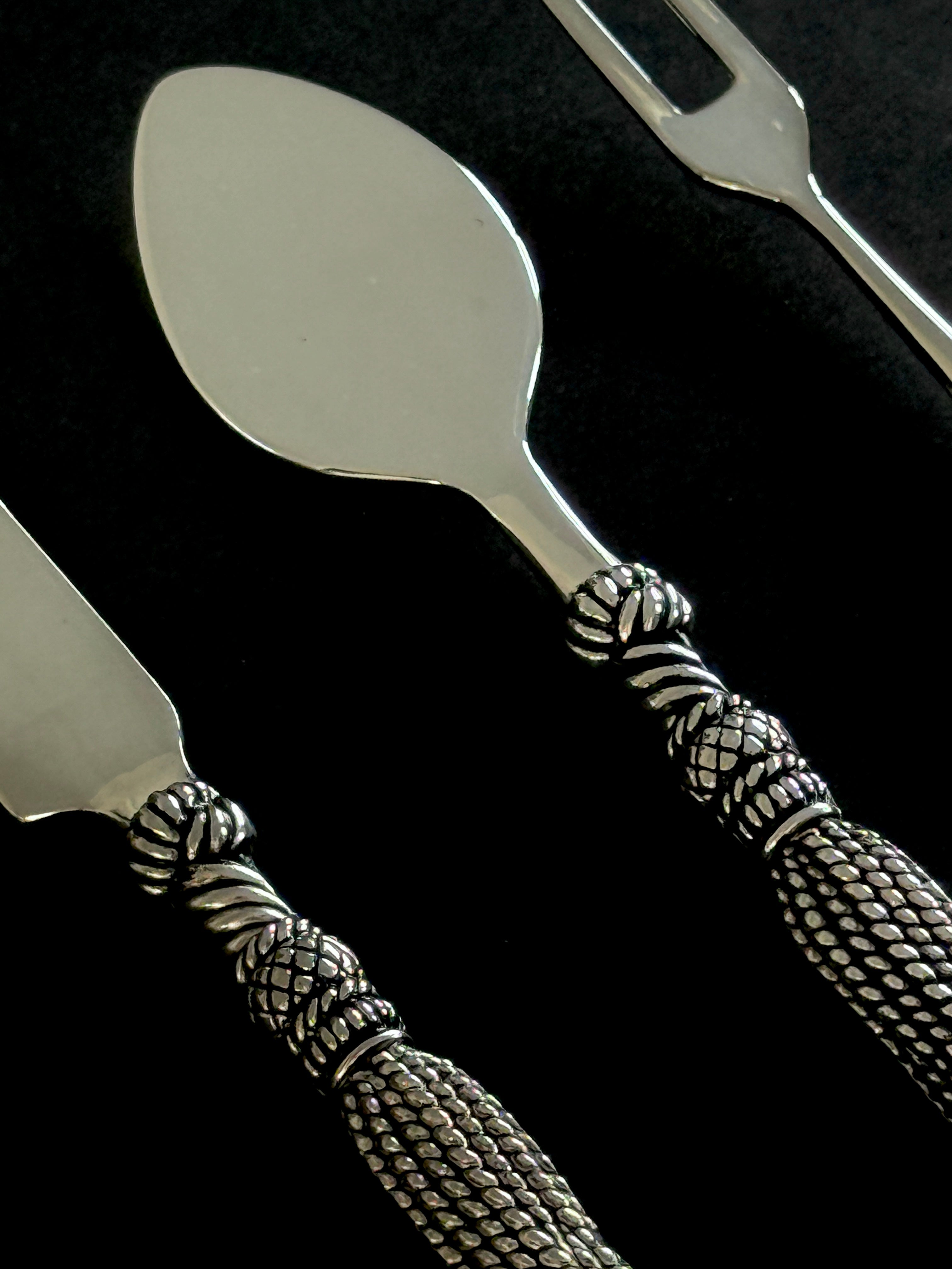 1980s Silver Plated Hors d’Oeuvre Utensils (3 piece)
