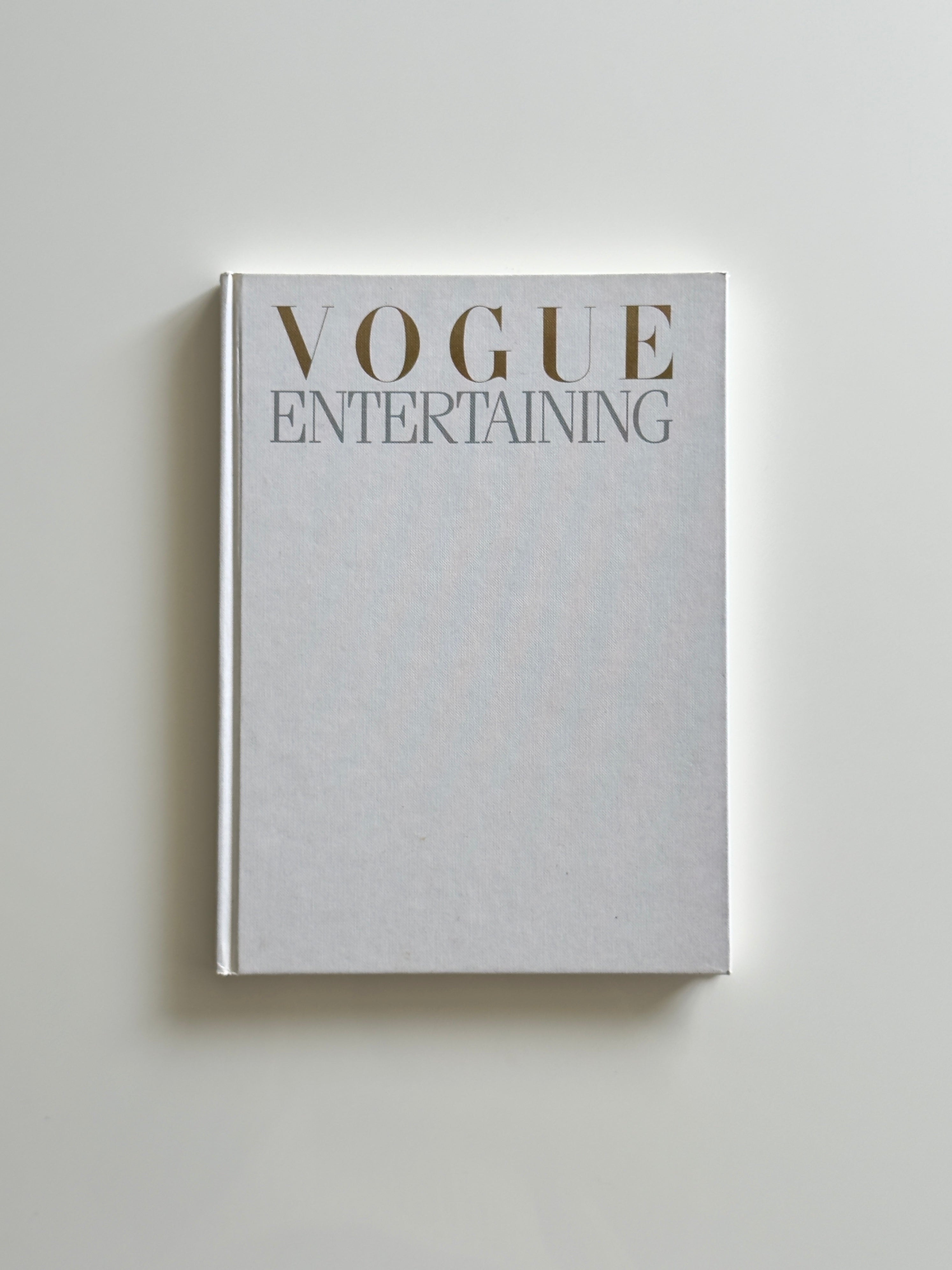 Vogue Entertaining Hardcover Book, 1986