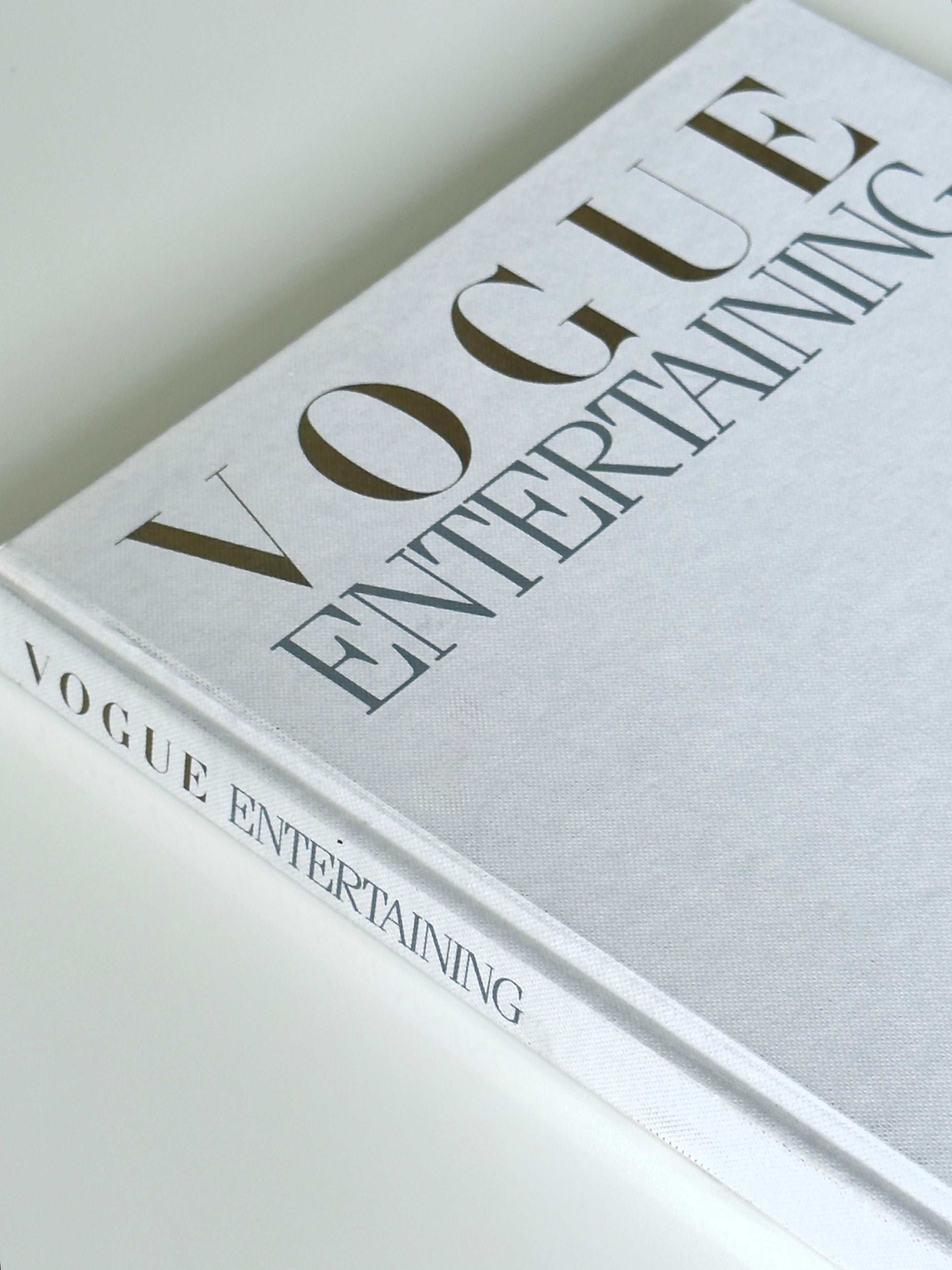 Vogue Entertaining Hardcover Book, 1986