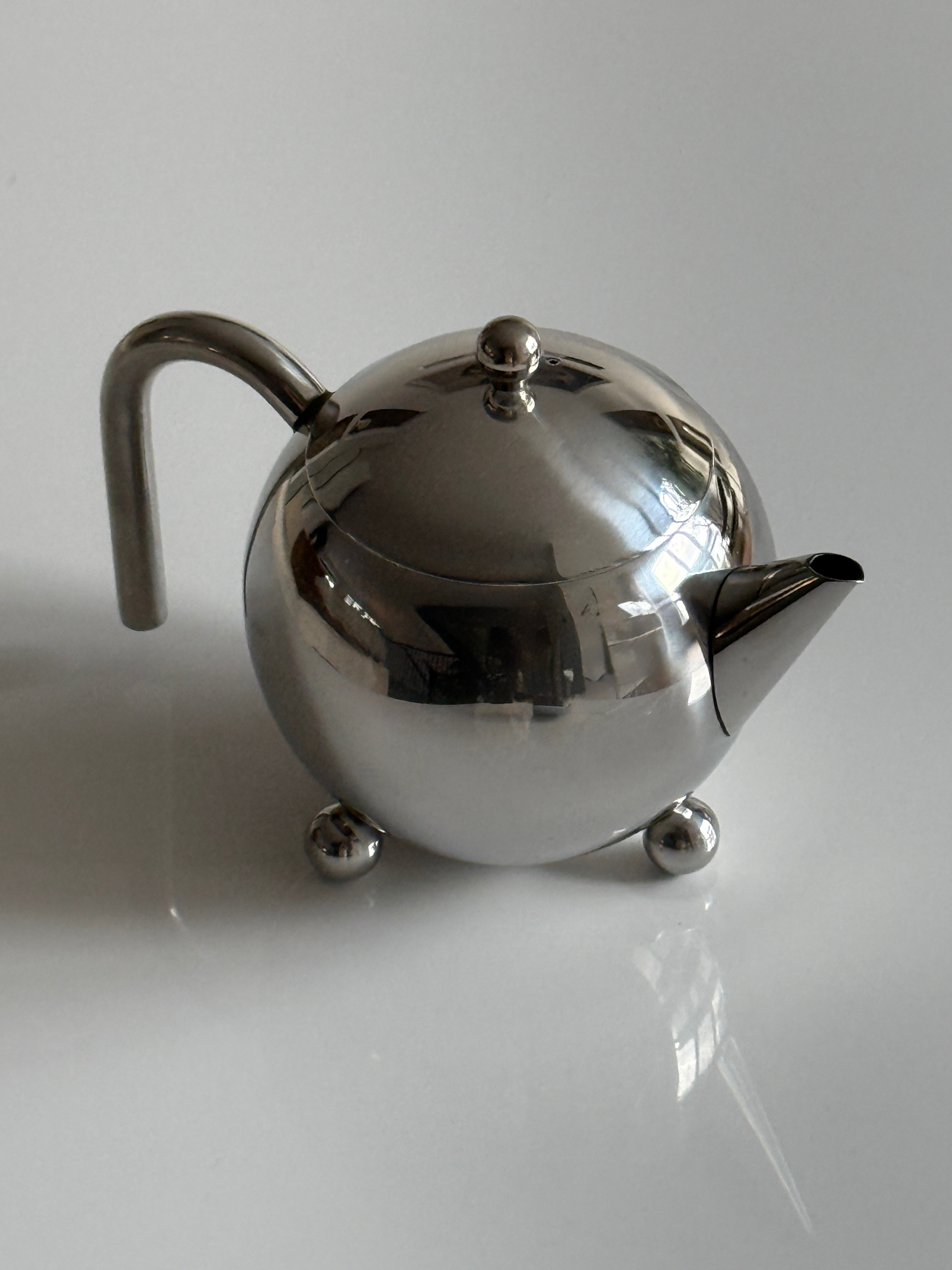 Mid Century Chrome Tea/Coffee Pot