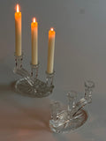 Art Deco Crystal Candle Holder (Set of 2)