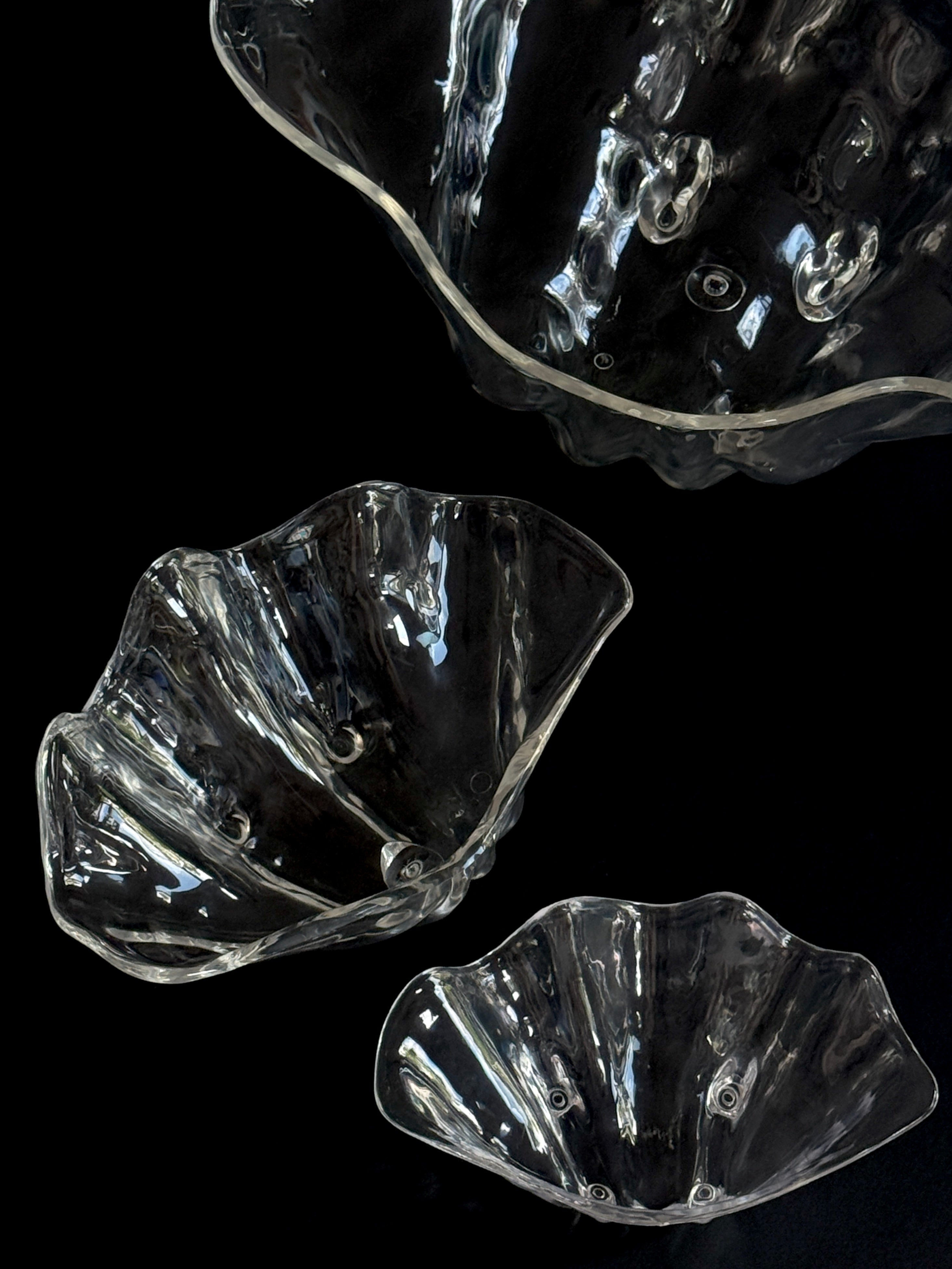Vintage Acrylic Clamshell Serving Set - 5 Pieces