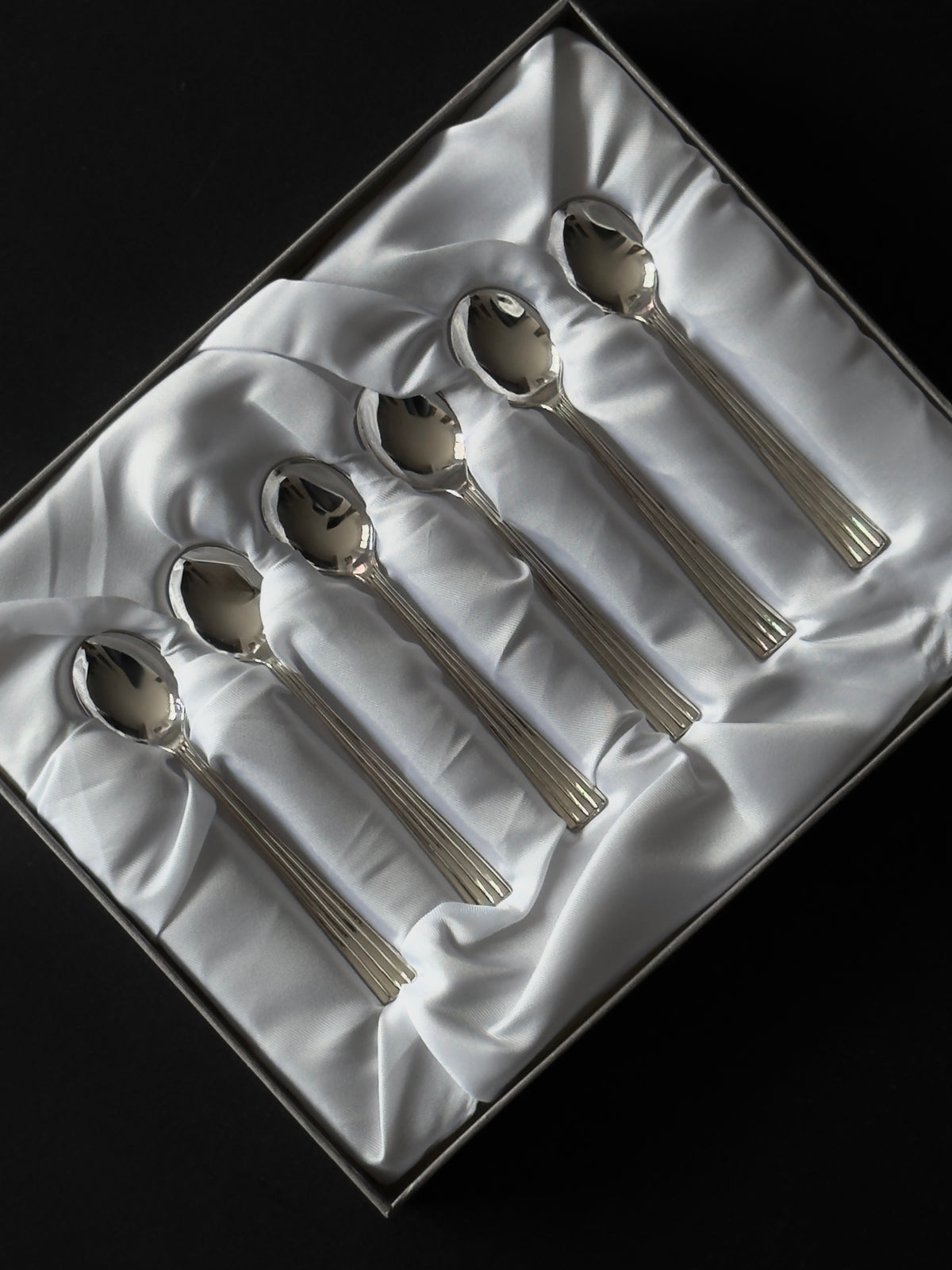 Silver Plate Tea Spoons — Set of 6