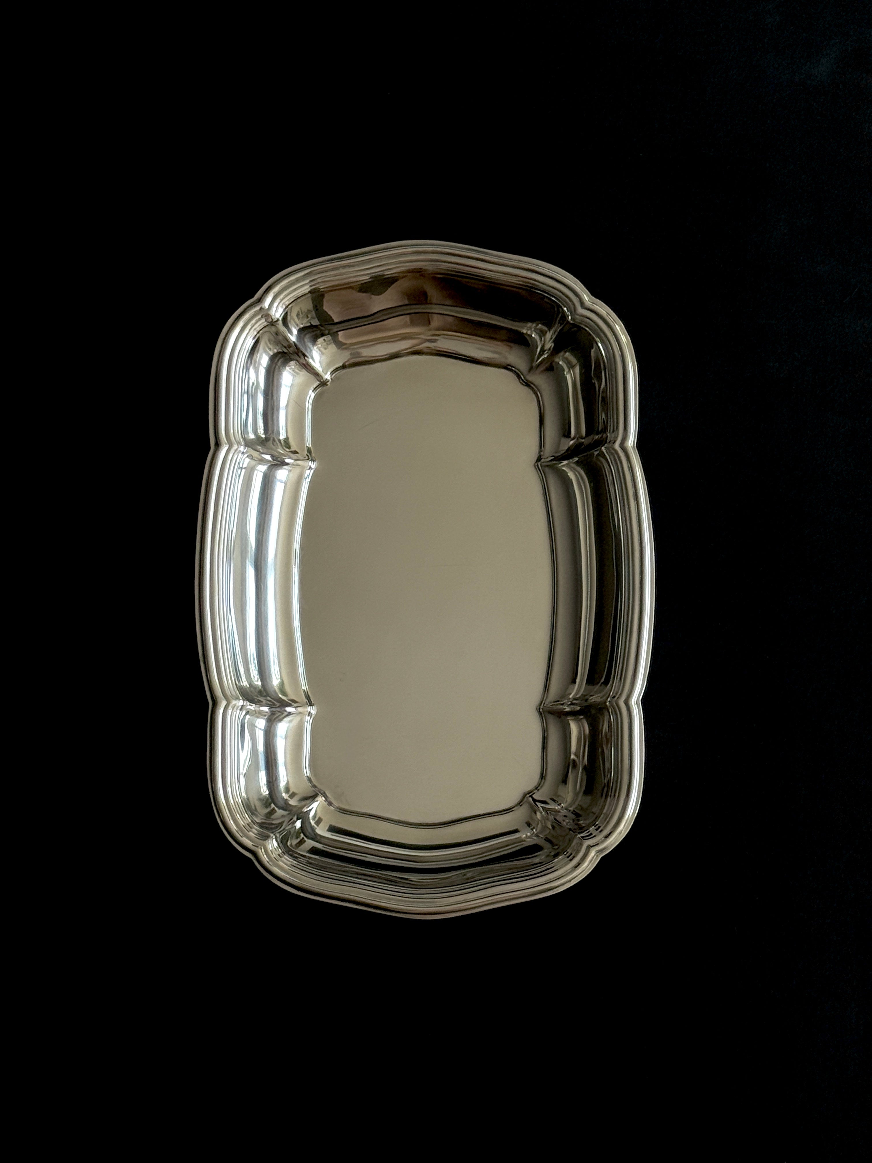 Adorned Italian Steel Tray