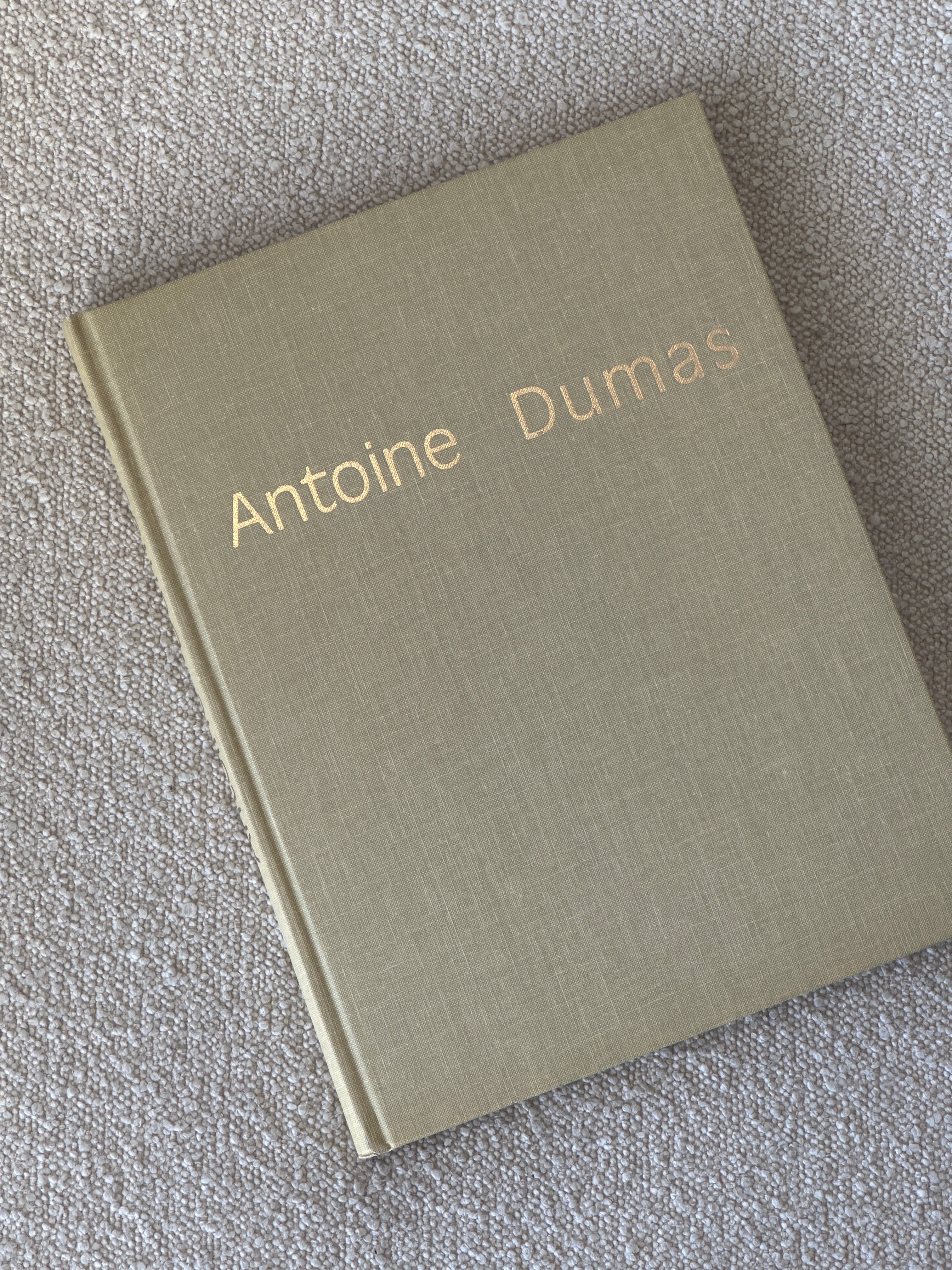 Antoine Dumas Book, 1983