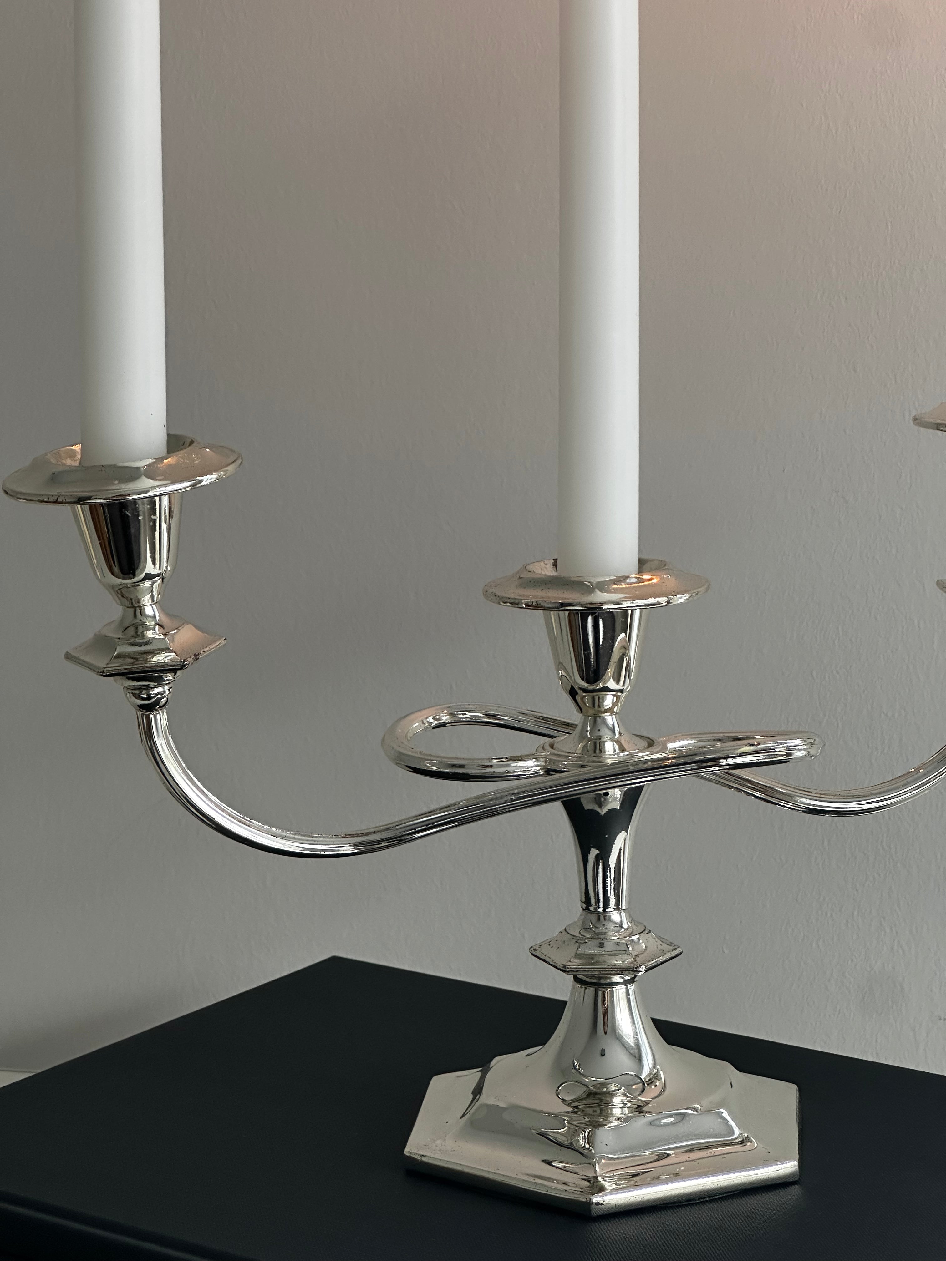 Silver Plated Candelabra