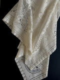 Vintage Scottish Lace Tablecloth