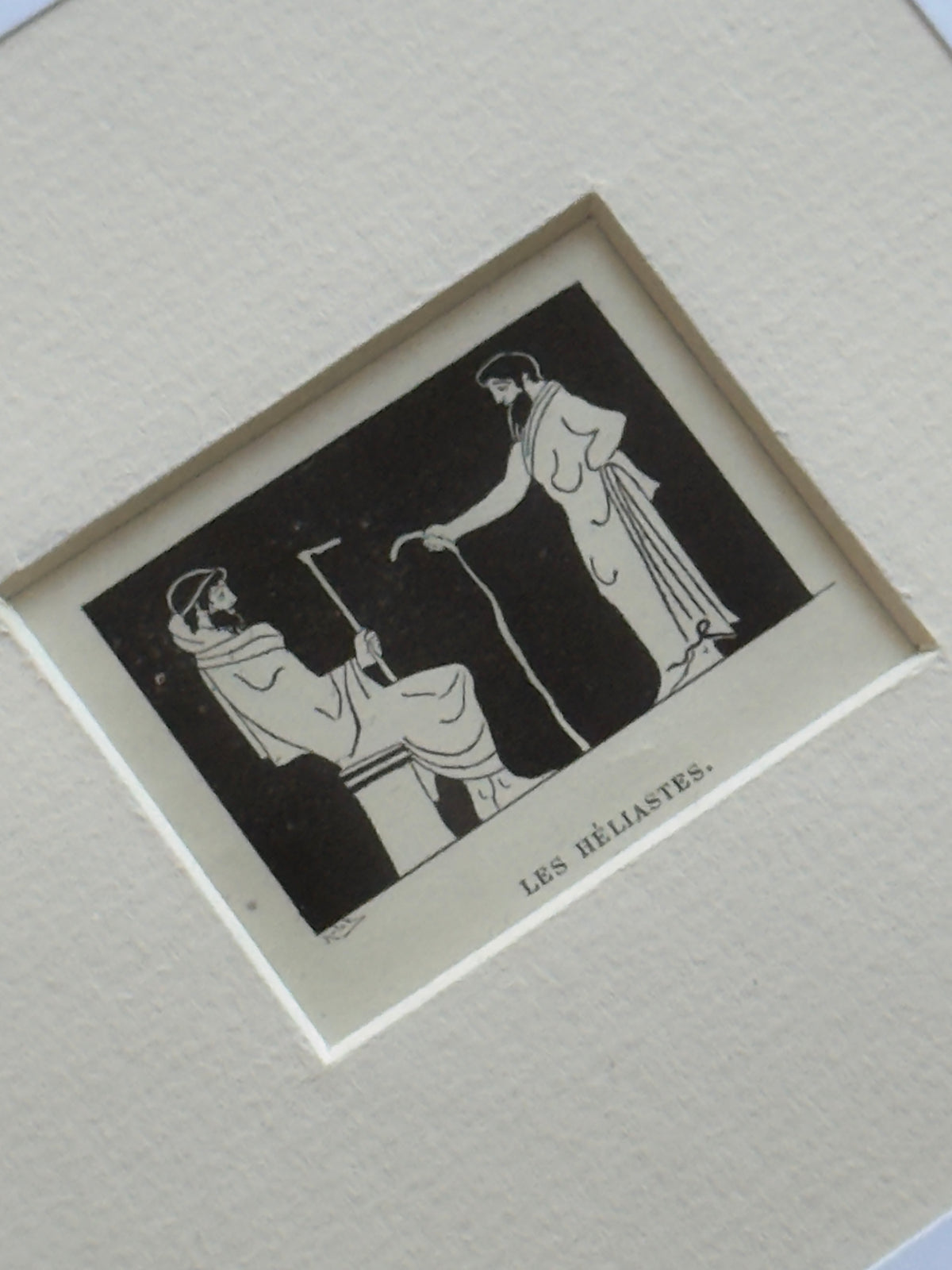 Les Héliastes — Framed Illustration, 1920