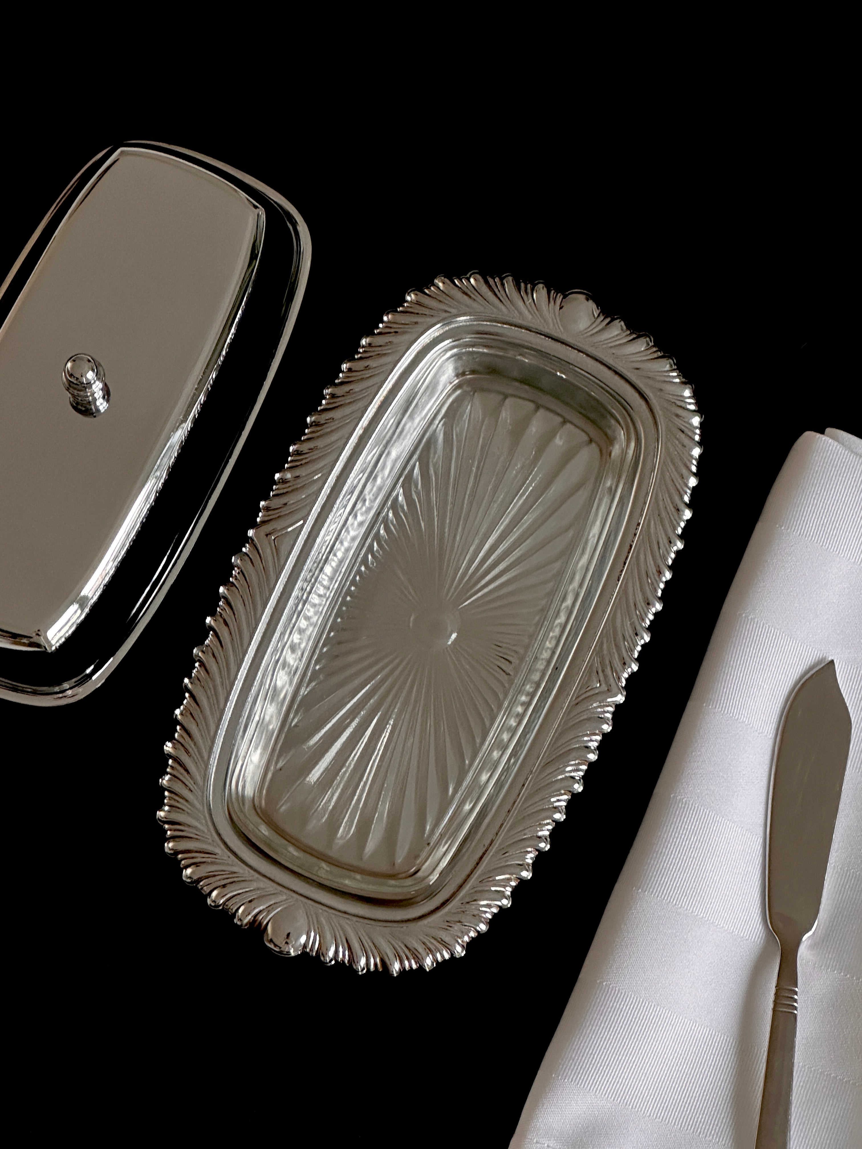 Chrome Butter Dish