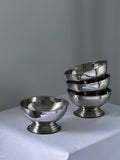 Stainless Steel Ice Cream Cups (set of 4)