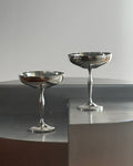 Pair of Silver Plated Coupes