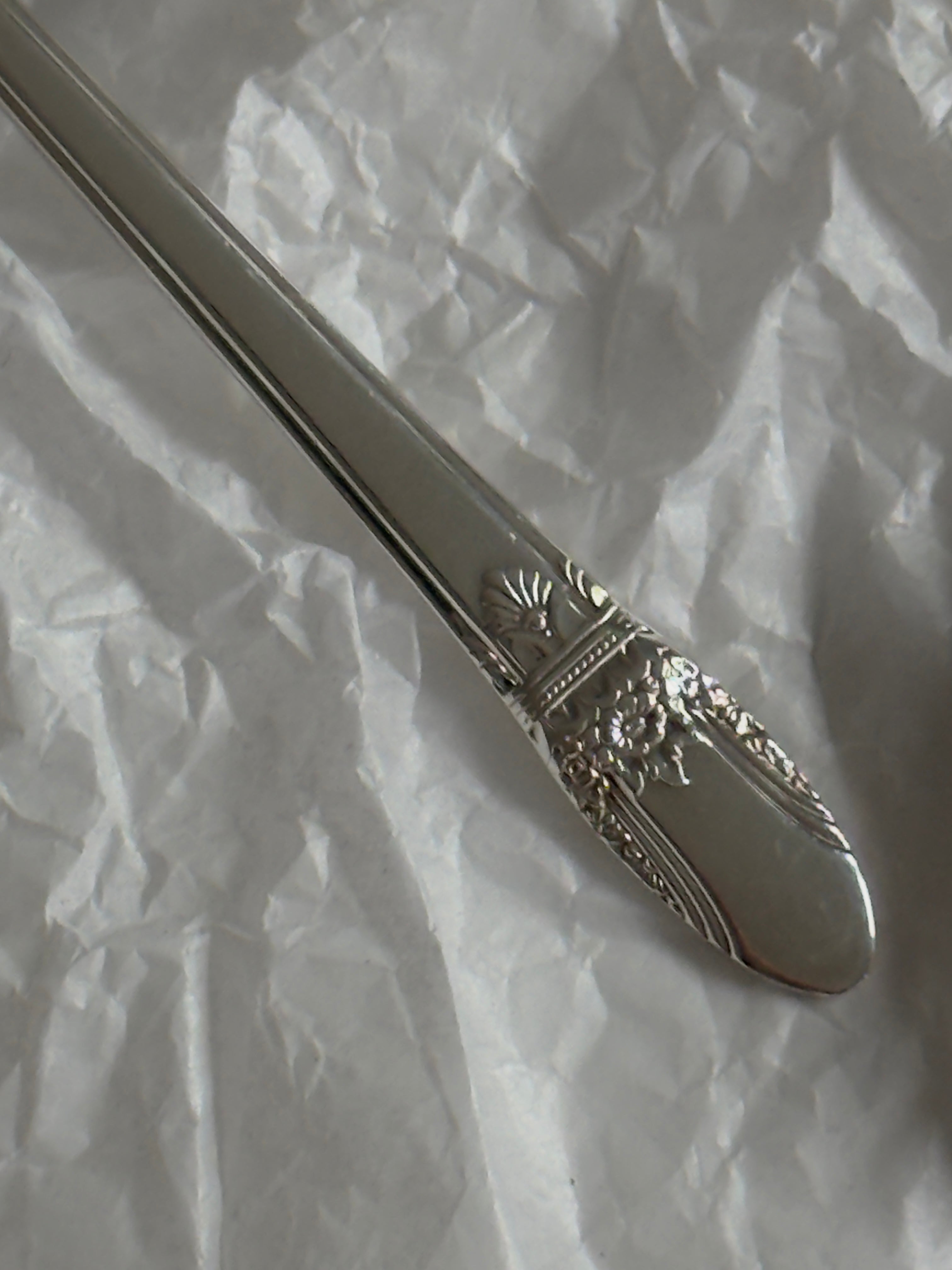 1950s Silver Plate Espresso Spoons - Set of 6
