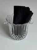 Diamond Cut Crystal Ice Bucket