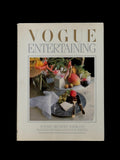 Vogue Entertaining Hardcover Book, 1986