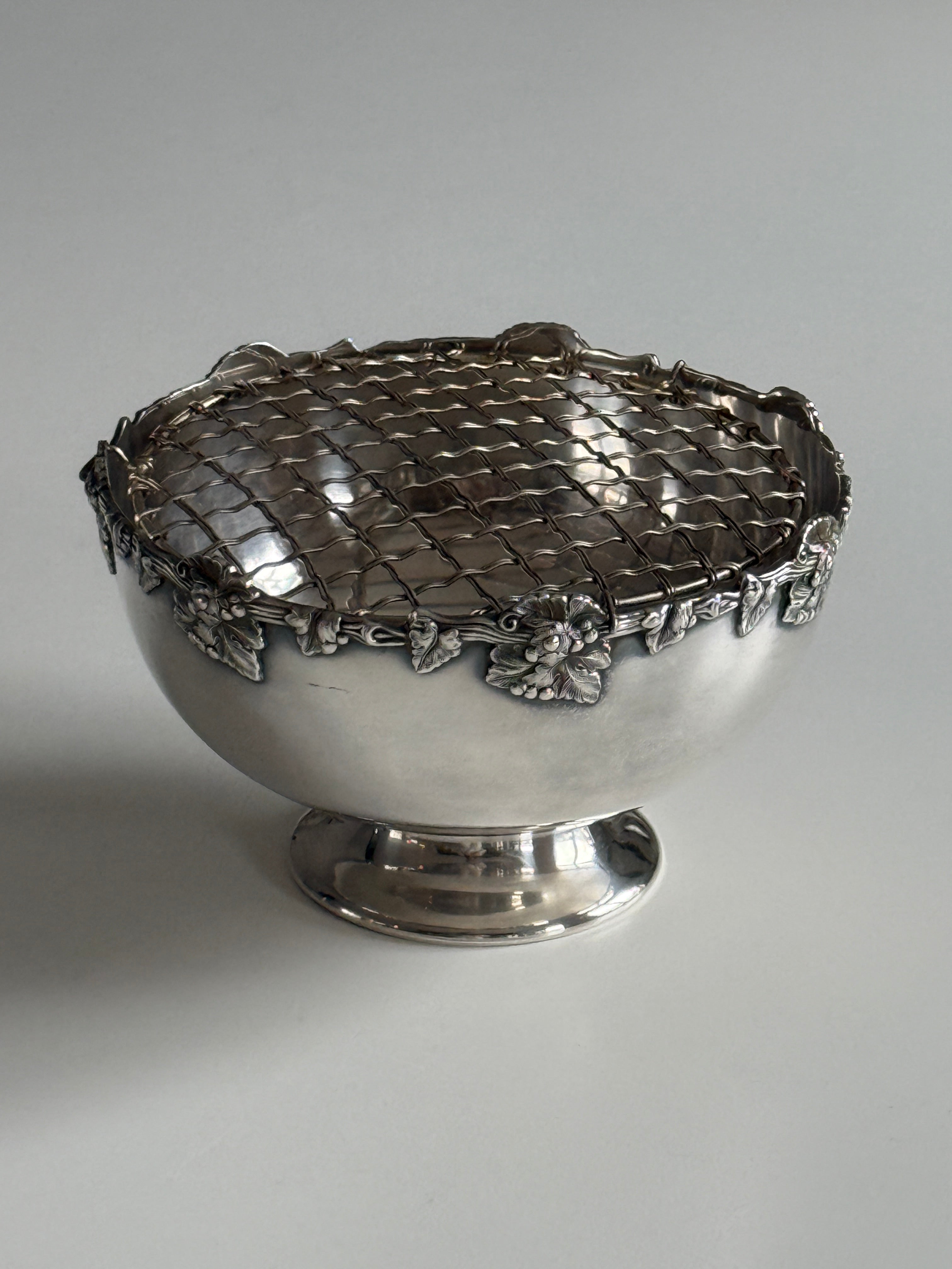 Silver Plated Flower Arrangement Bowl