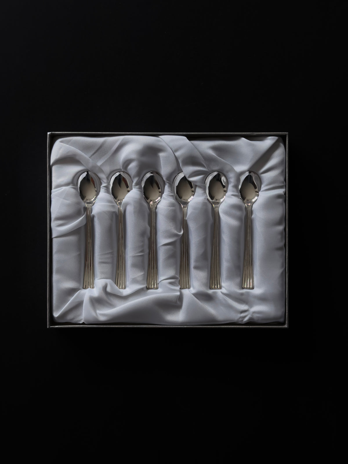Silver Plate Tea Spoons — Set of 6